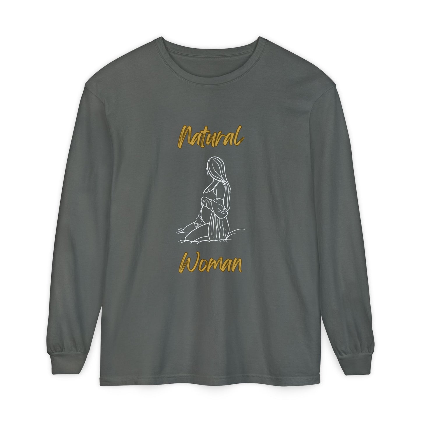 Natural Woman Expecting (WL) Long Sleeve T-Shirt