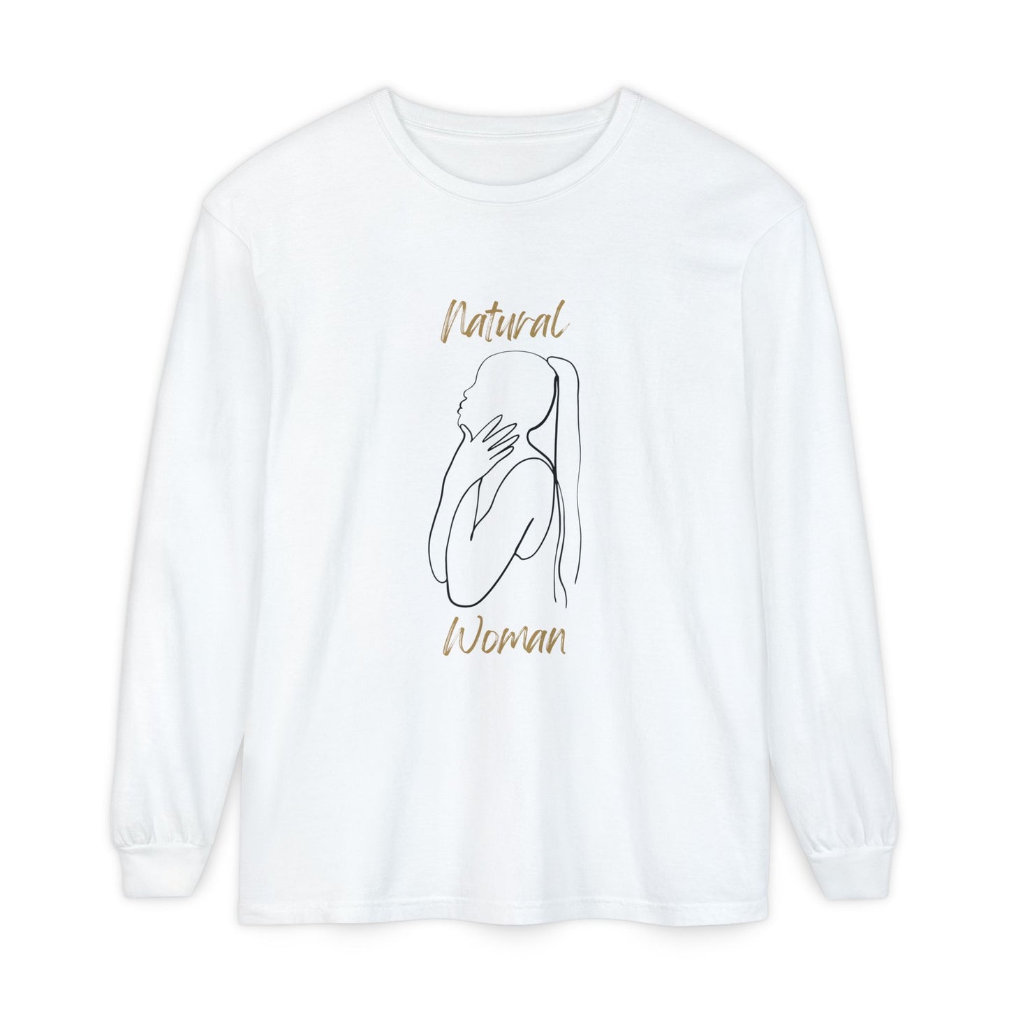 Natural Woman Ponytail (BL) Long Sleeve T-Shirt