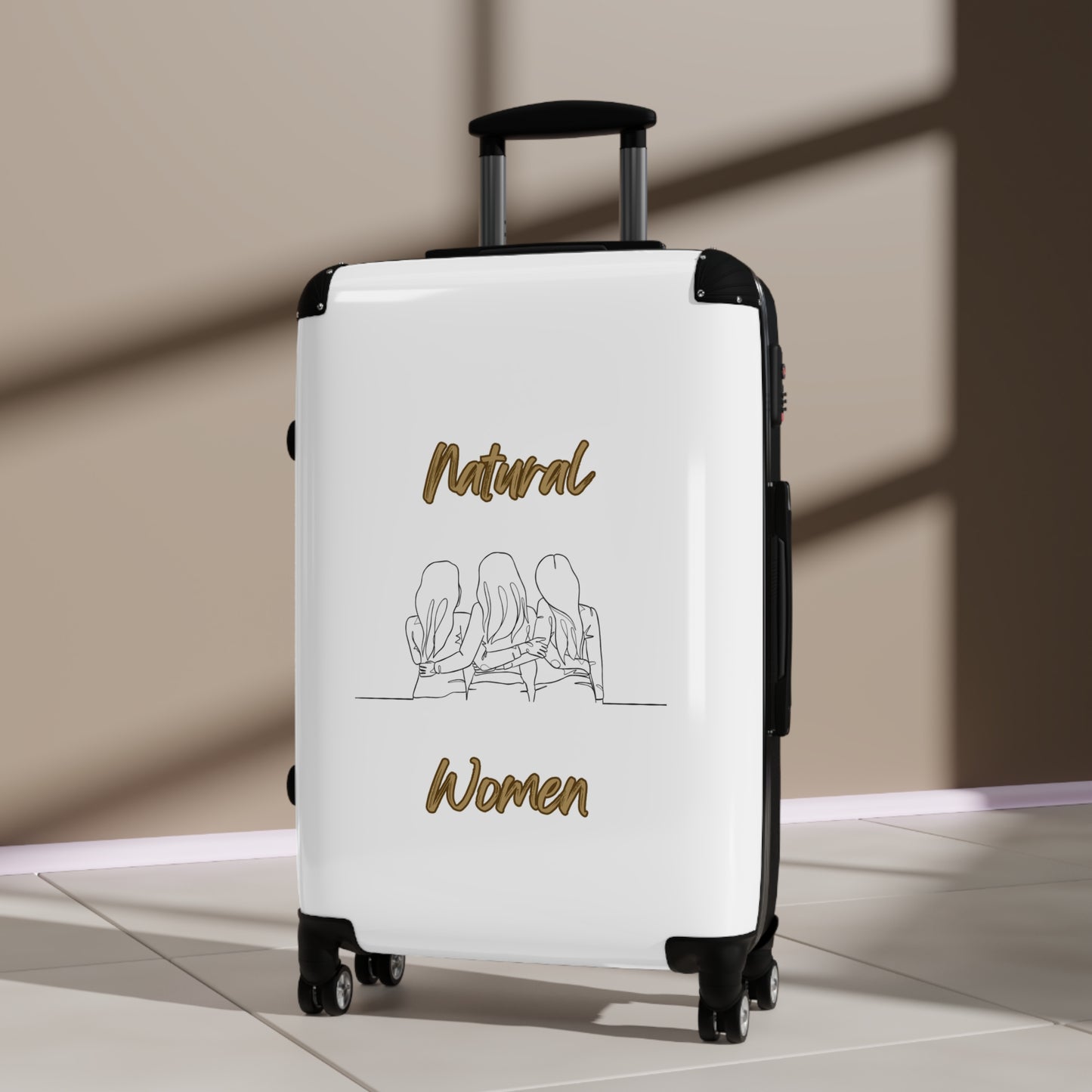 Natural Woman Loving Friends (BL) Suitcase WHITE