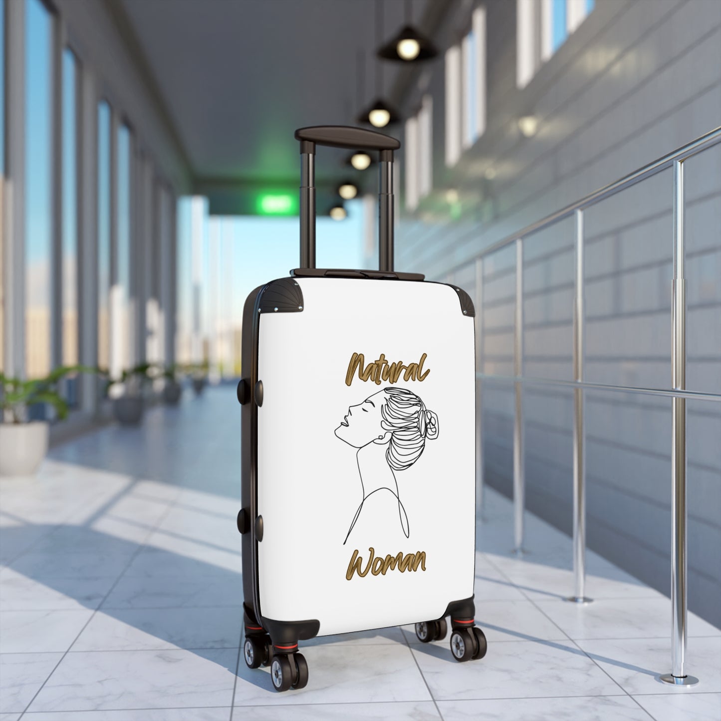 Natural Woman Wet Bun (BL) Suitcase WHITE