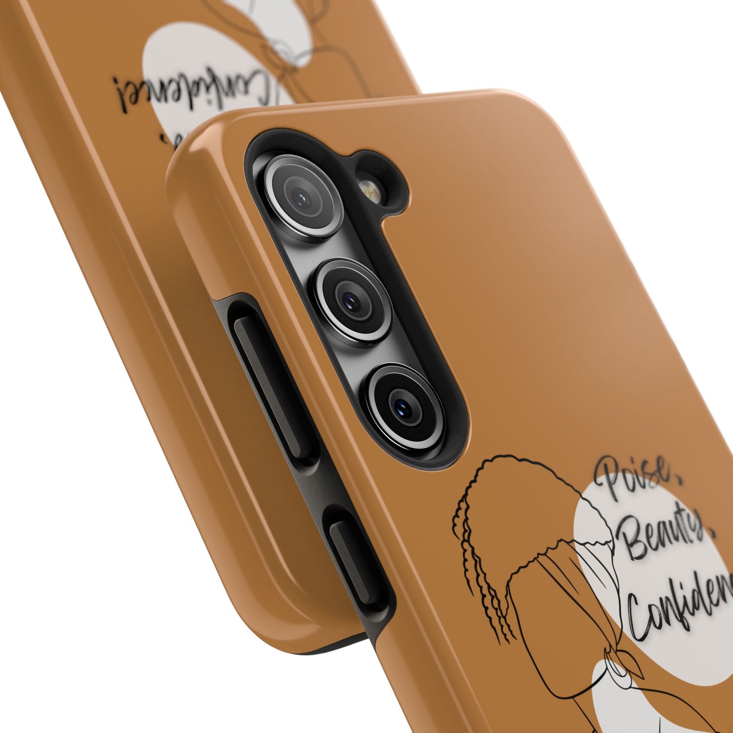 Natural woman Puff (BL)Tough Phone Cases LIGHT BROWN