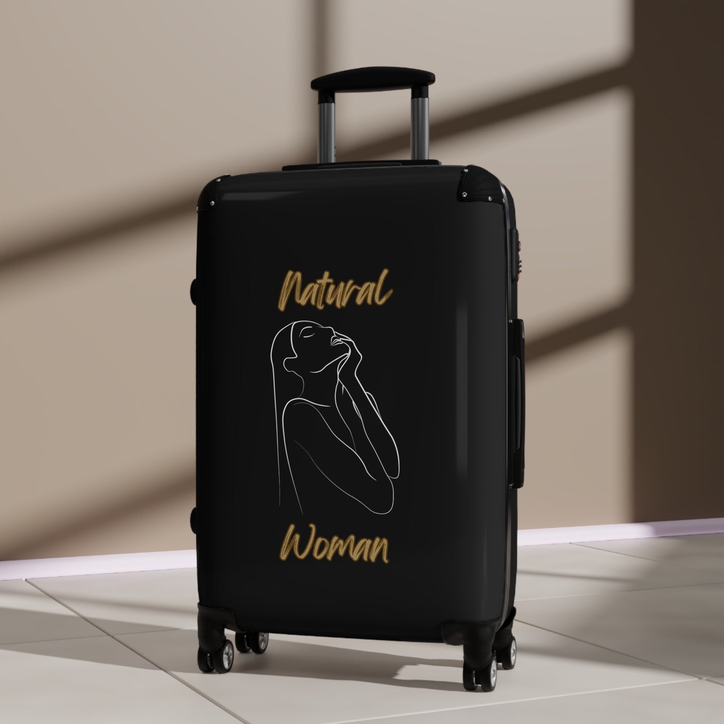 Natural Woman Thank You (WL) Suitcase BLACK