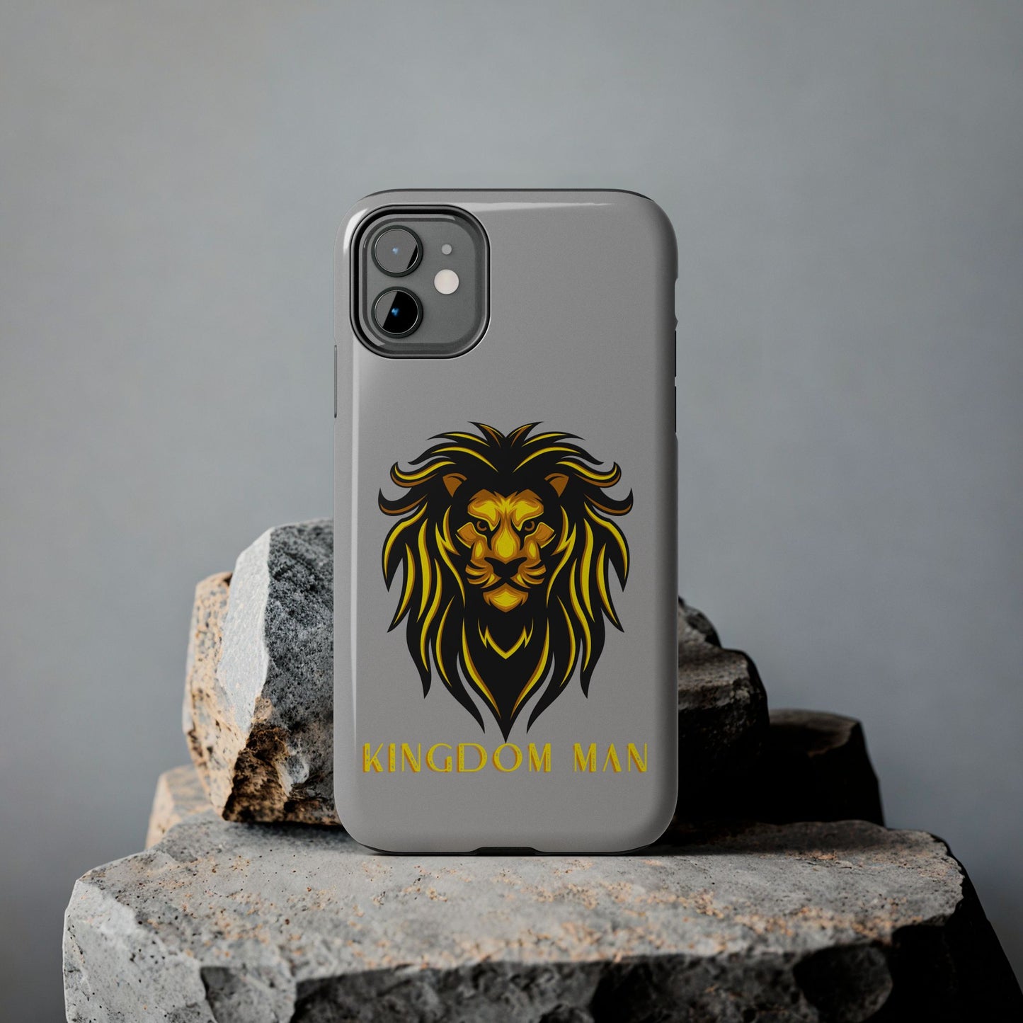 KIngdom Man (Gold Label) Tough Phone Cases LIGHT GREY