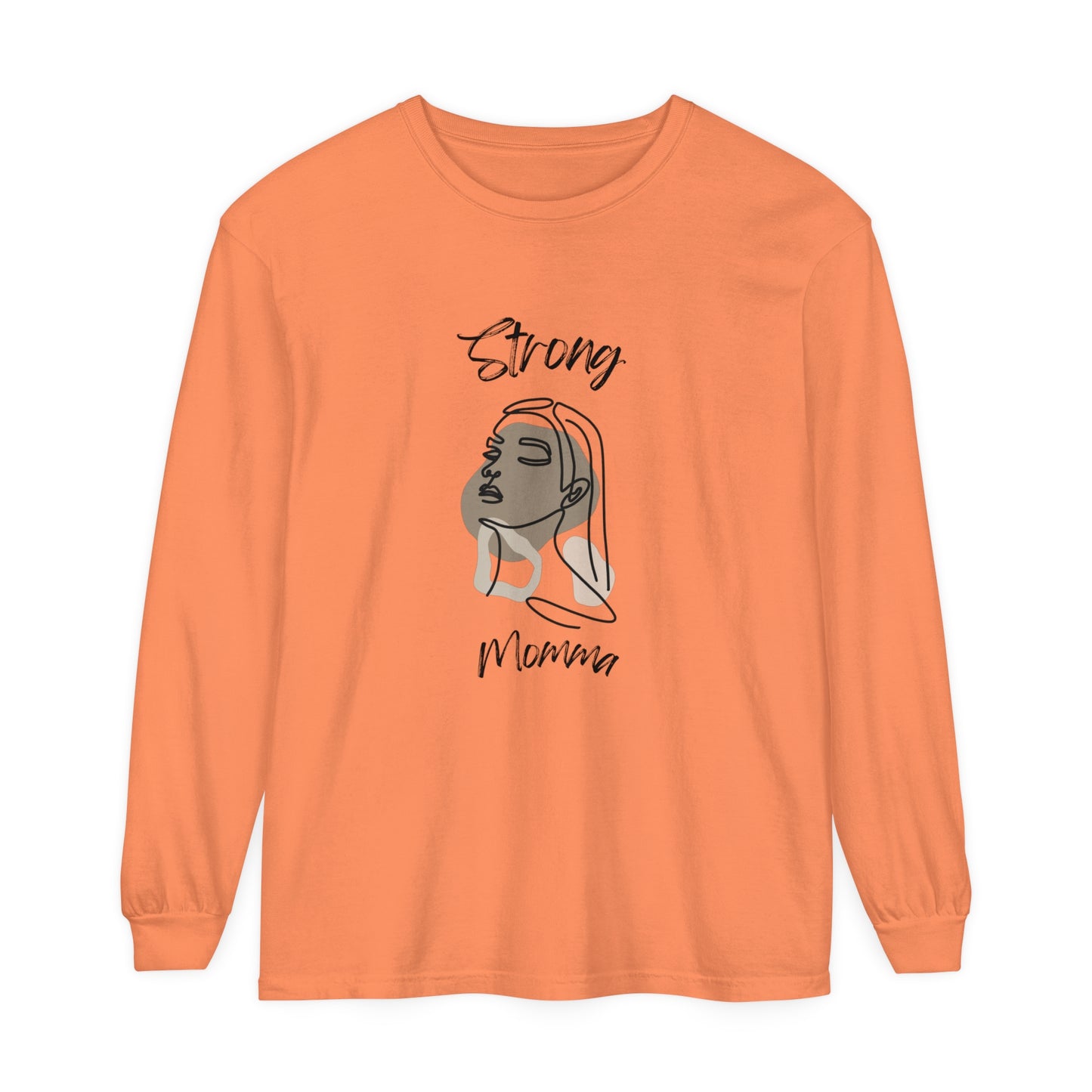 Strong Momma Long Sleeve T-Shirt (BL)