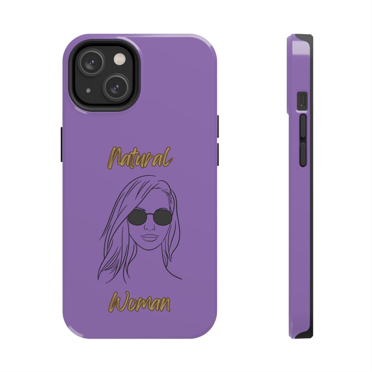Natural Woman Shades (BL)Tough Phone Cases LIGHT PURPLE