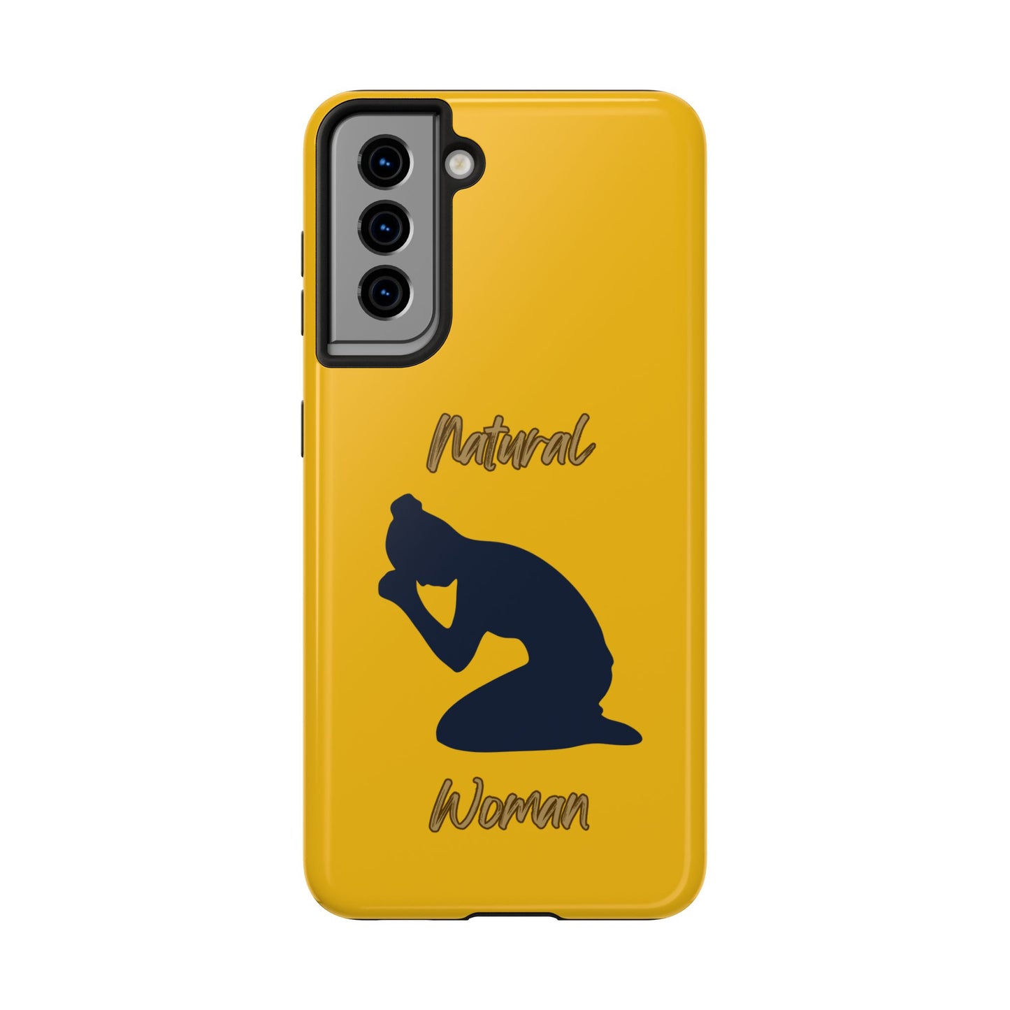 Natural Woman Pray (BL) Tough Phone Cases YELLOW