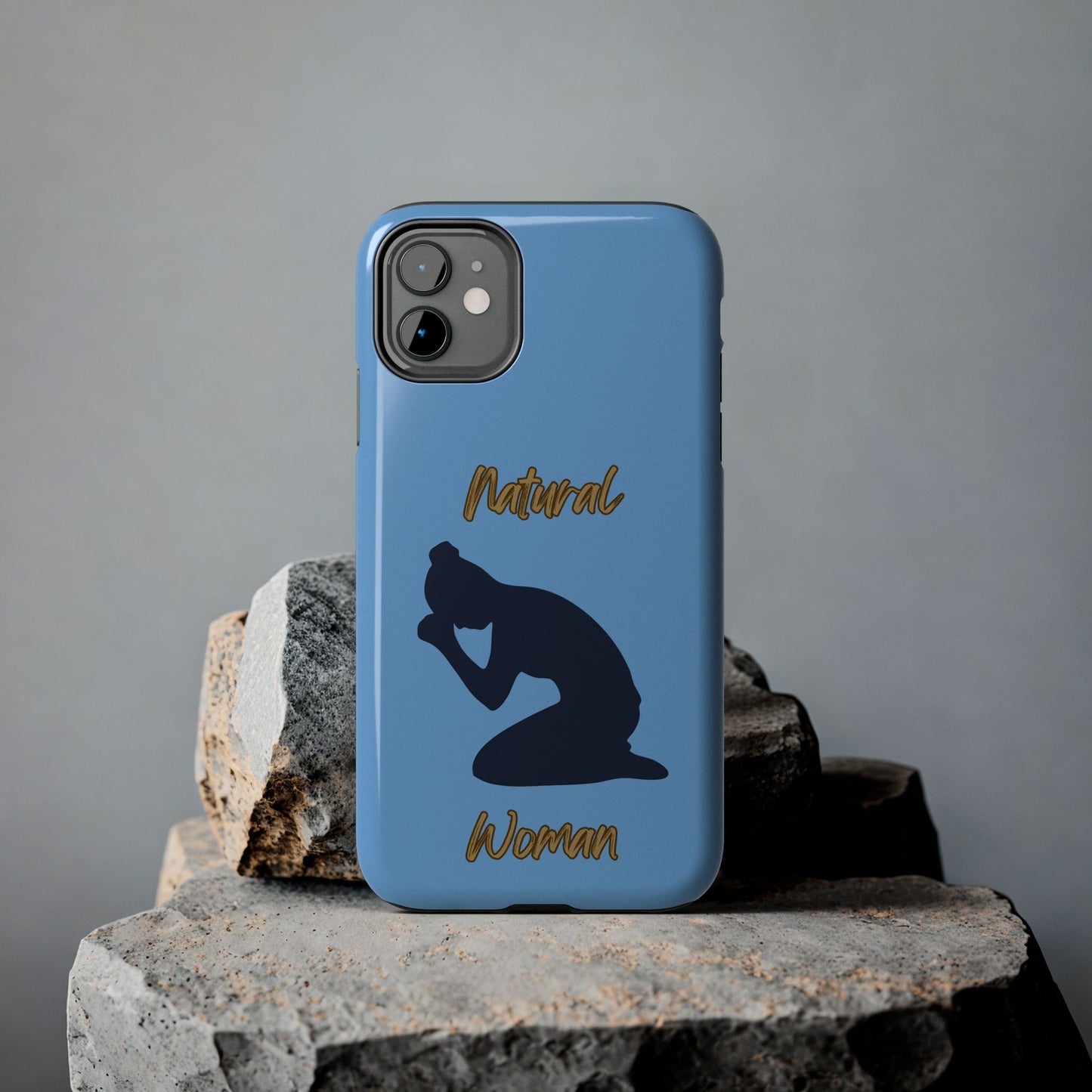 Natural Woman Pray (BL)Tough Phone Cases LIGHT BLUE