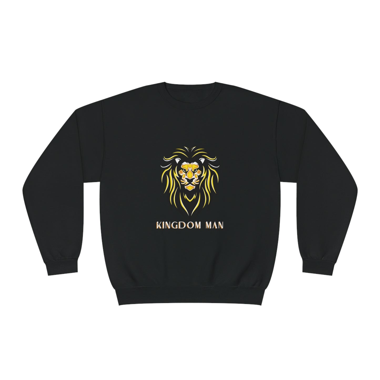 Kingdom Man (White/Gold) Crewneck Sweatshirt