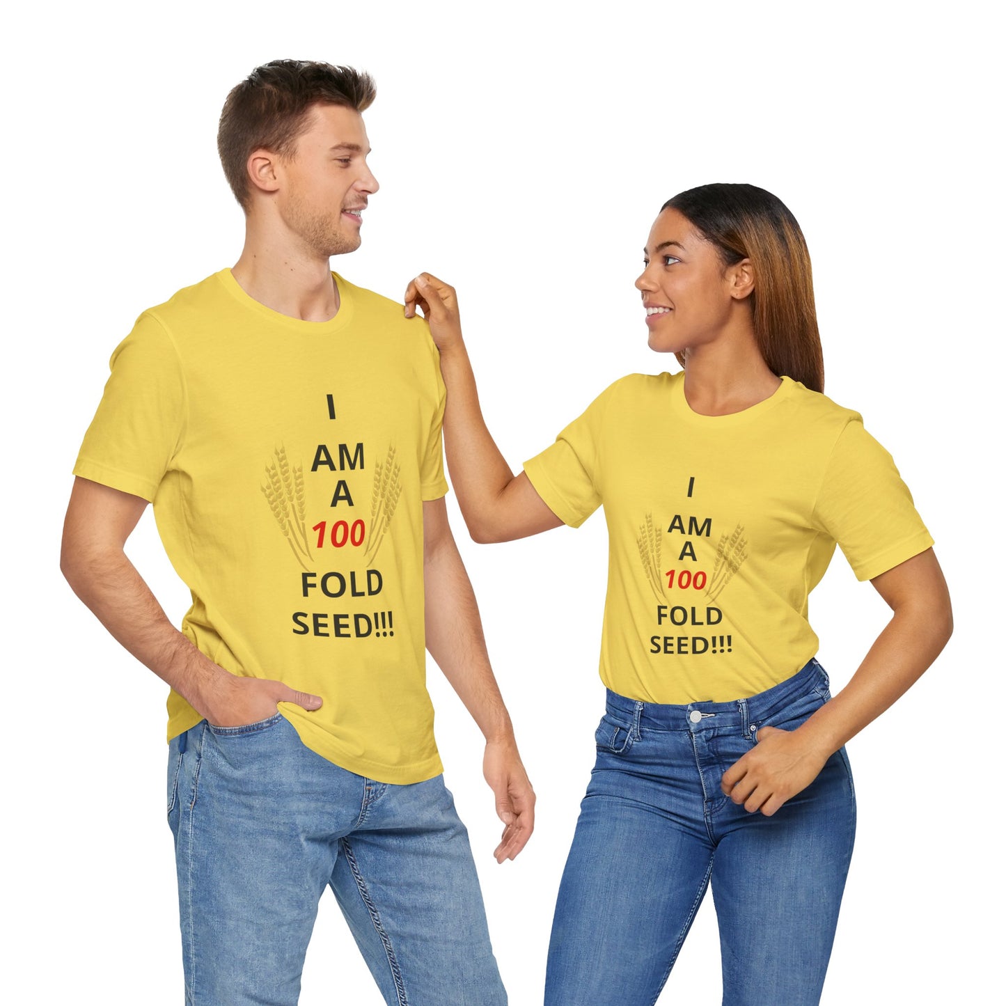 100 Fold Seed (BL)Unisex Jersey Short Sleeve T-Shirt