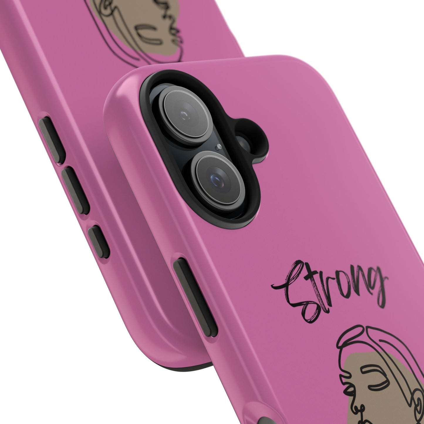 STRONG MOMMA Samsung Galaxy Tough Phone Cases (BL) Light Pink