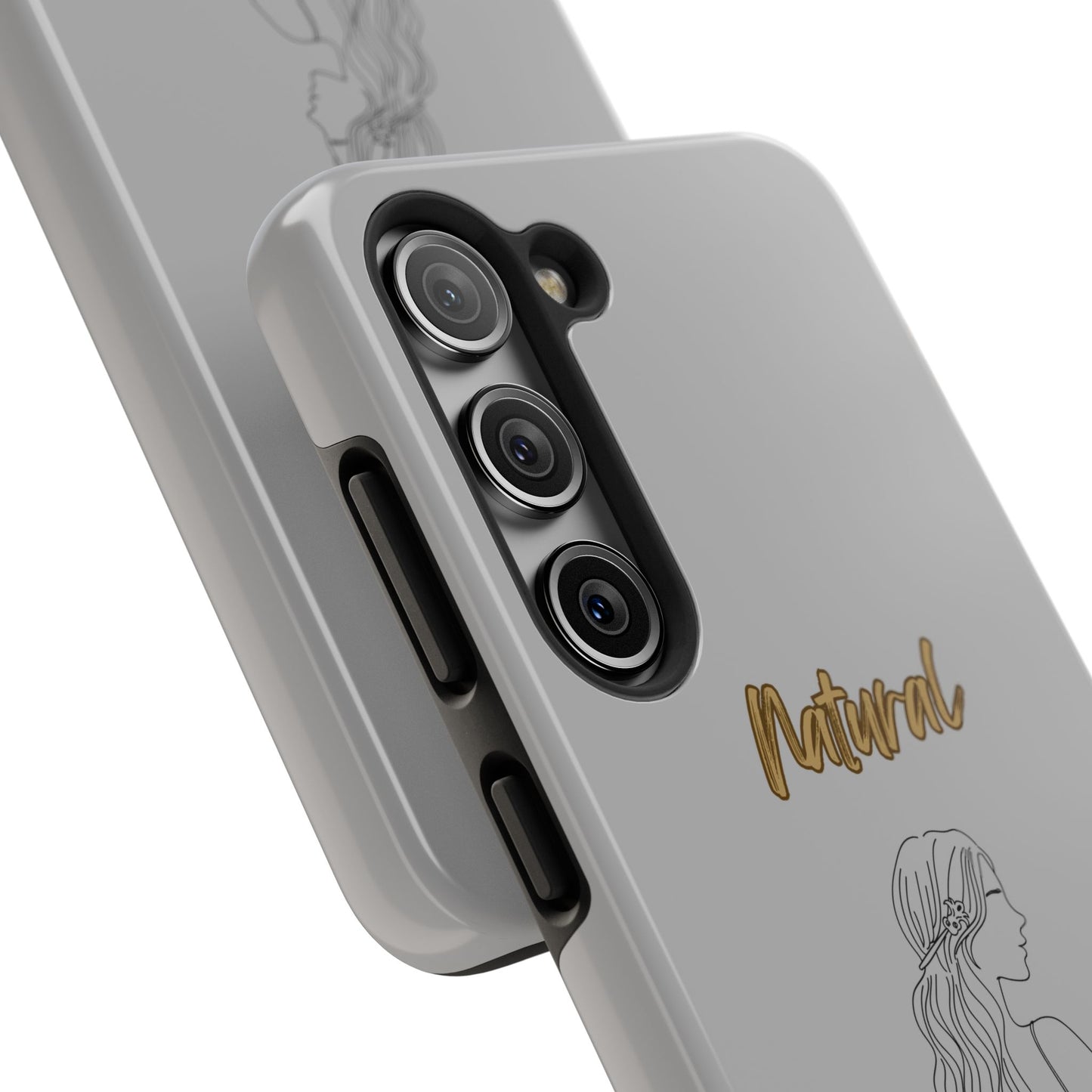 Natural Woman Young Woman (BL)Tough Phone Cases LIGHT GREY