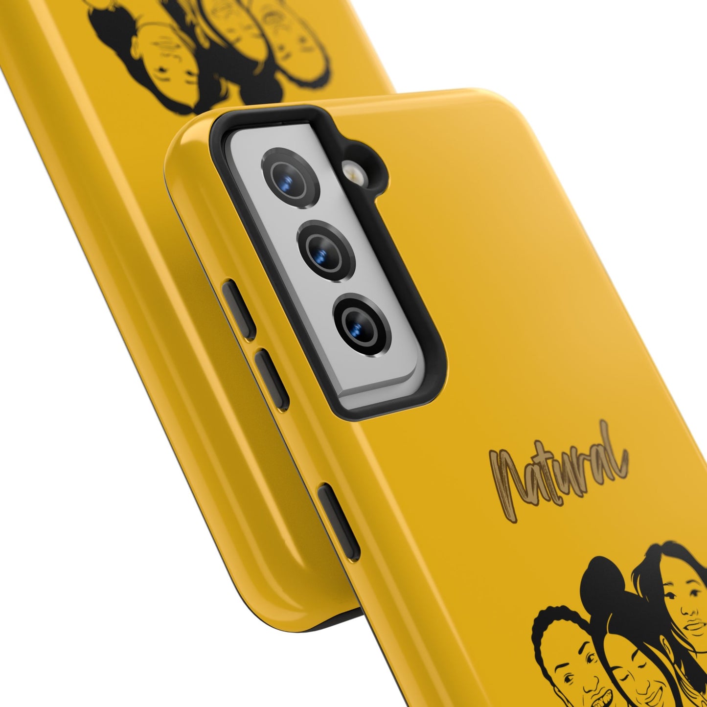 Natural Women Laughing Friends (BL)Tough Phone Cases YELLOW