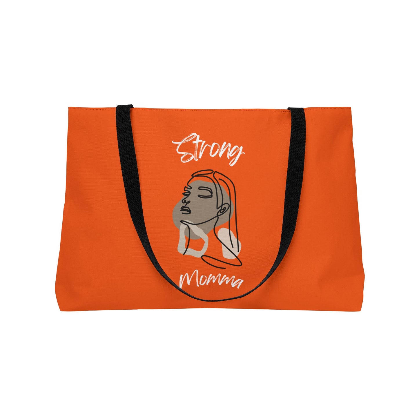 Strong Momma (WL) Weekender Tote Bag ORANGE