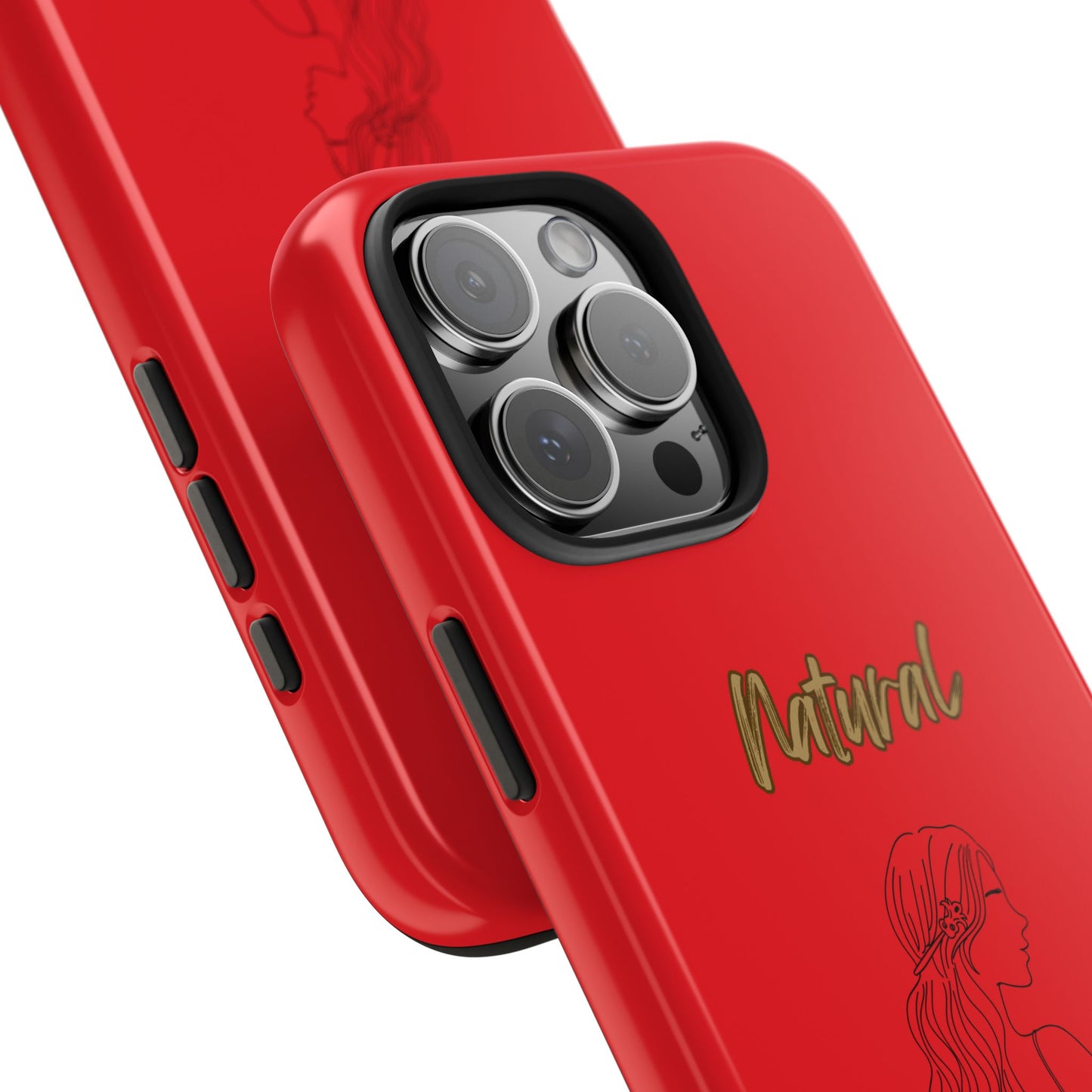 Natural Woman Young Woman (BL)Tough Phone Cases RED
