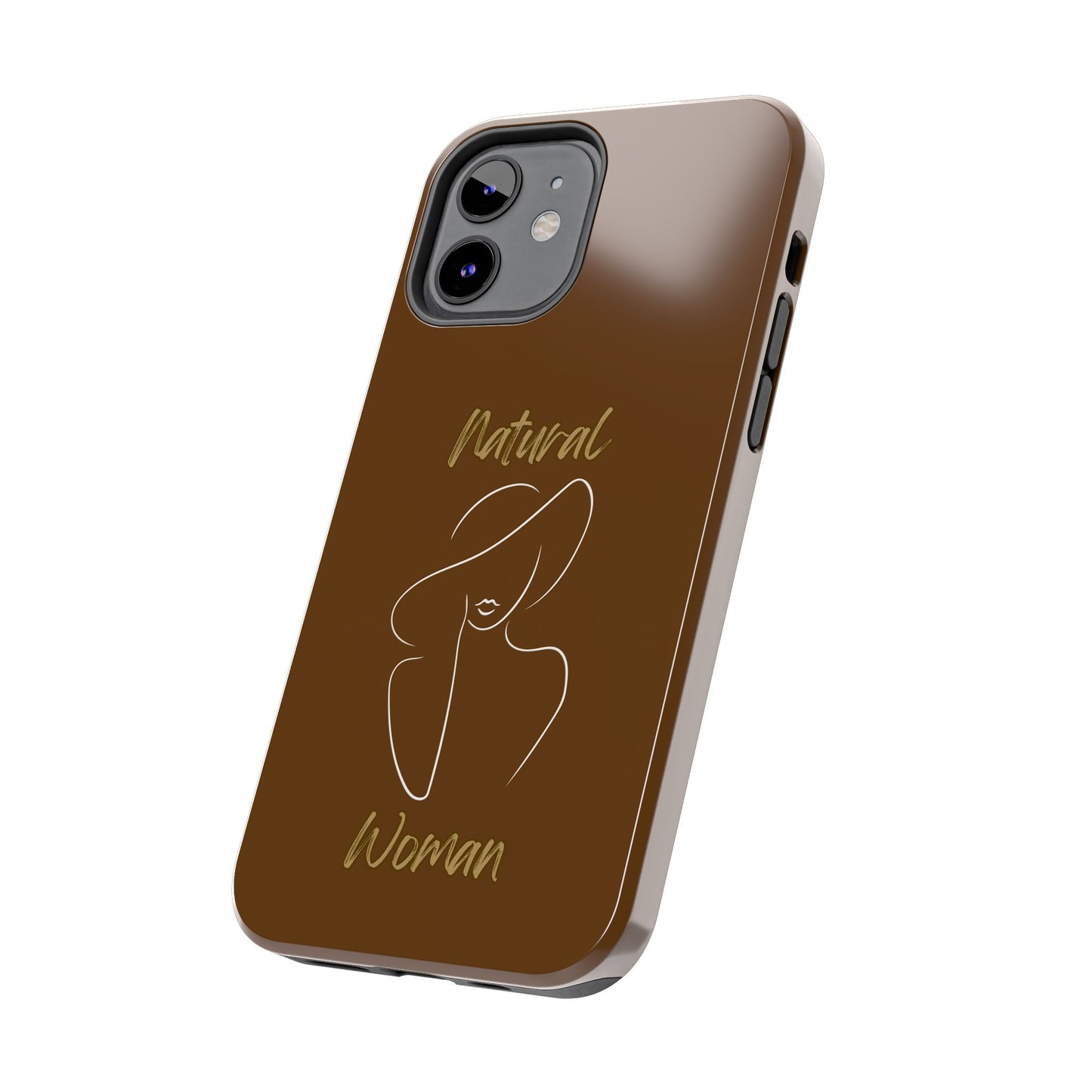 Natural Woman Sun Hat (WL) Tough Phone Cases BROWN