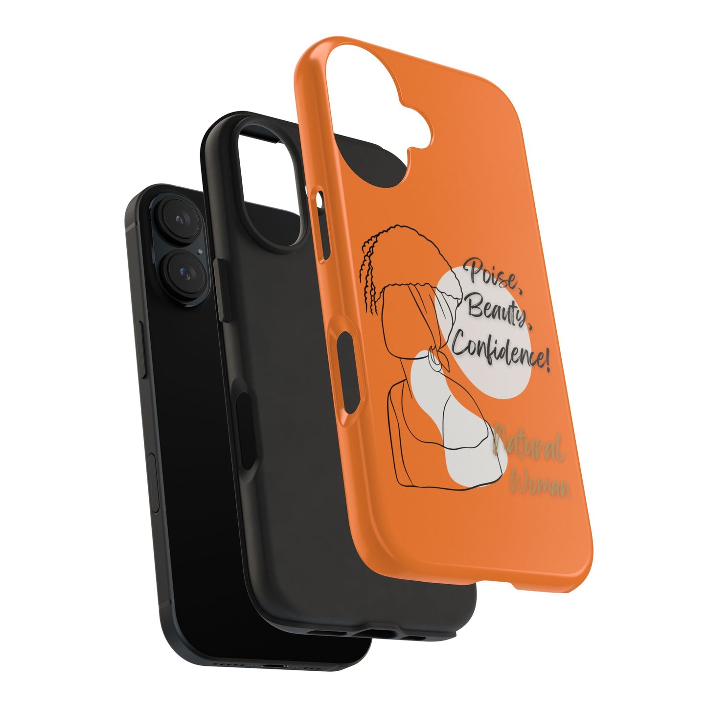 Natural Woman Puff (BL)Tough Phone Cases CRUSTA