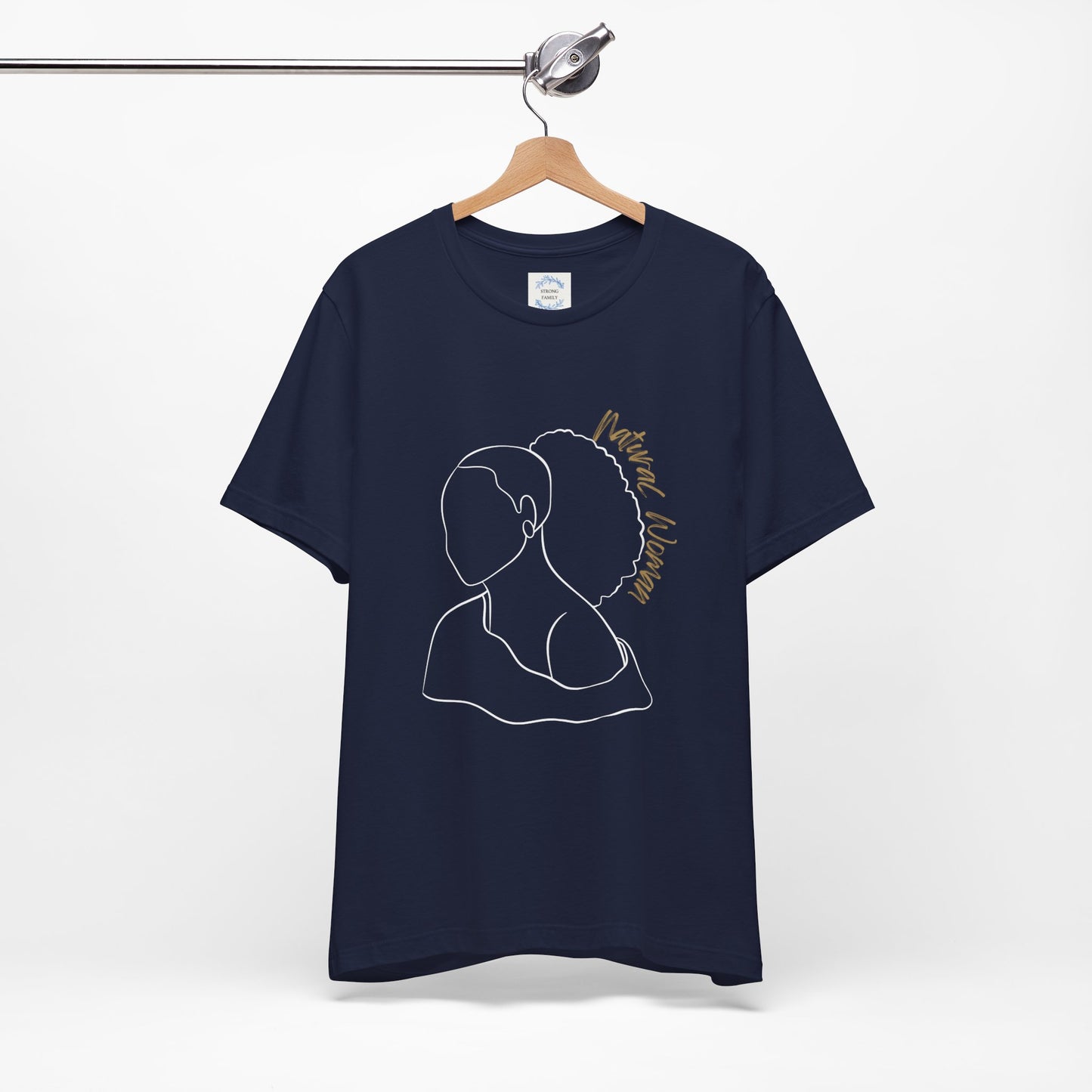Natural Woman Behind Head Puff (WL) Short Sleeve T-Shirt