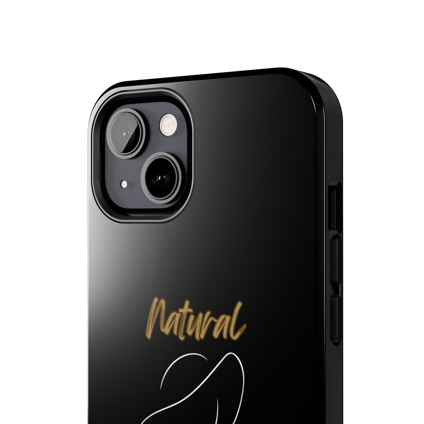Natural Woman Sun Hat (WL) Tough Phone Cases BLACK