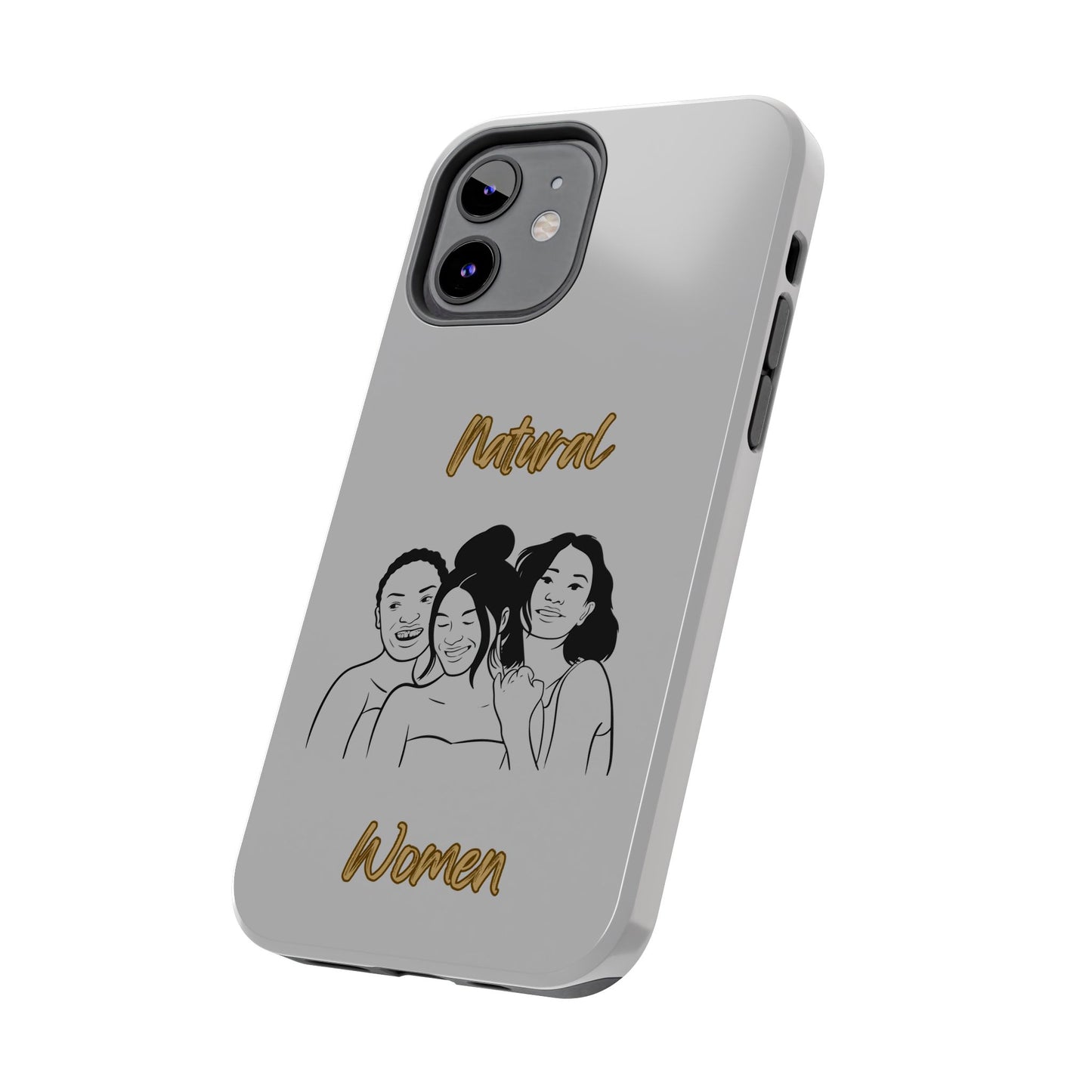 Natural Women Laughing Friends (BL)Tough Phone Cases LIGHT GREY