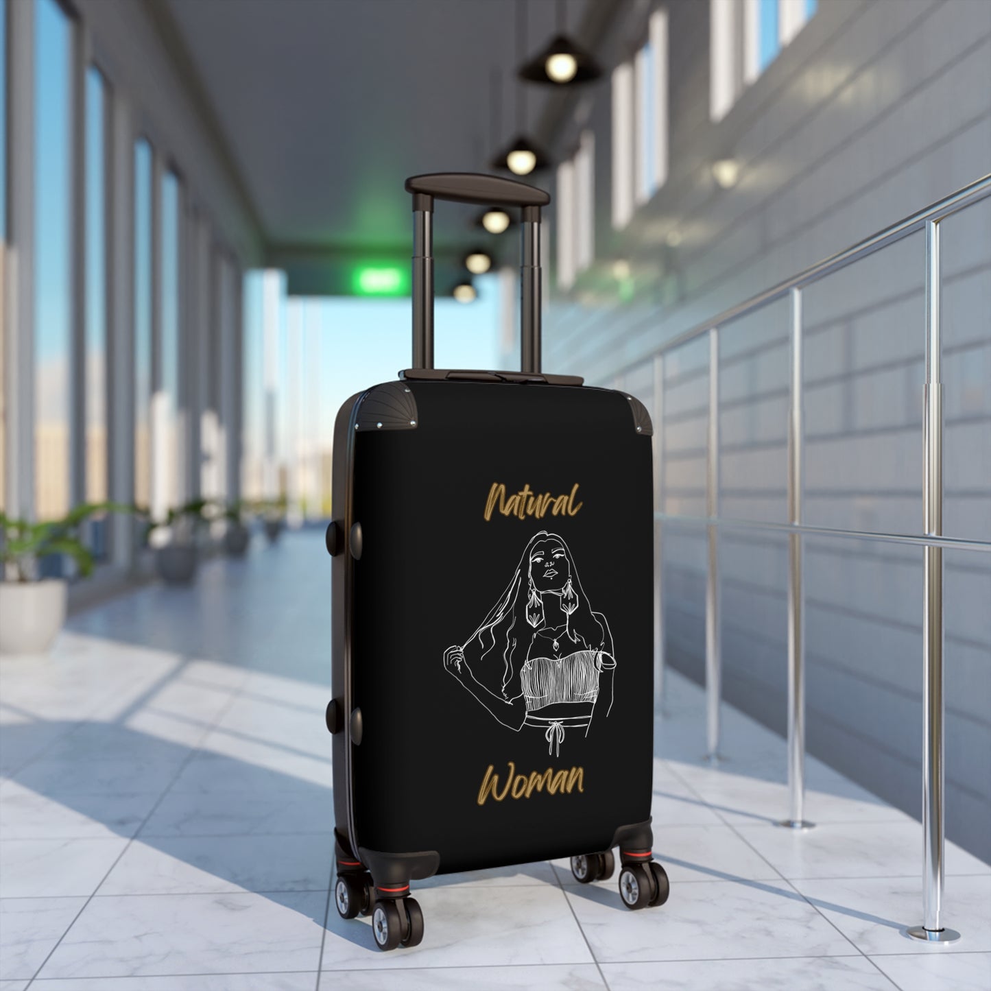 Natural Woman Thinking (WL) Suitcase BLACK