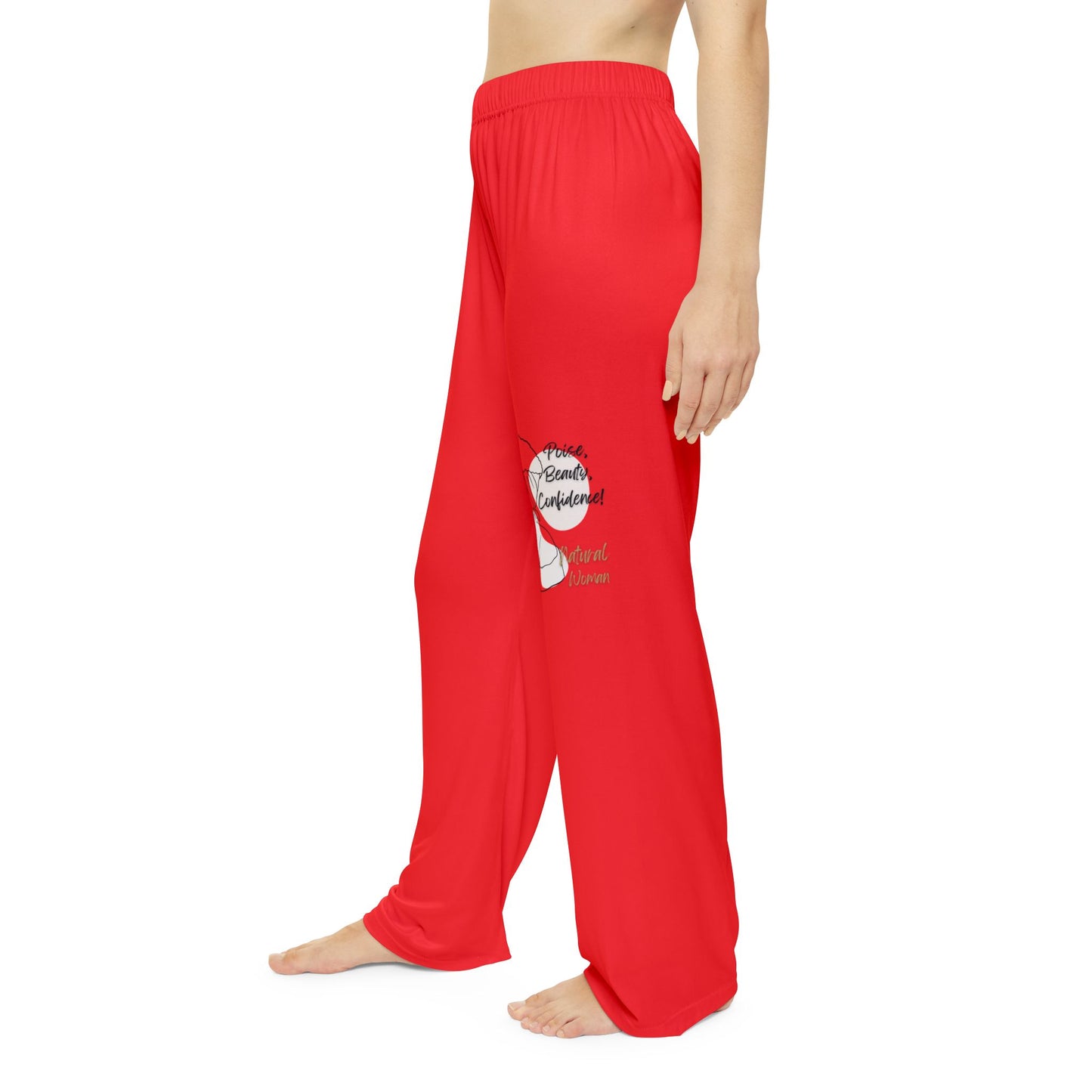 Natural Woman Puff (BL) Women's Pajama Pants RED