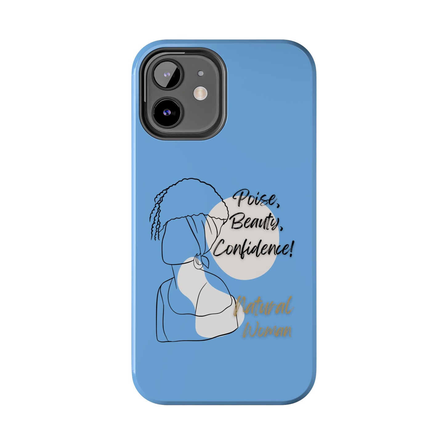 Natural Woman Puff (BL)Tough Phone Cases LIGHT BLUE