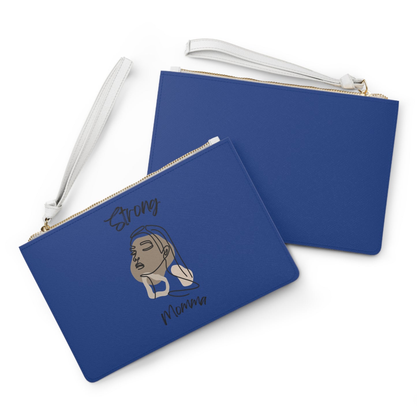 Strong Momma (BL) Clutch Bag DARK BLUE