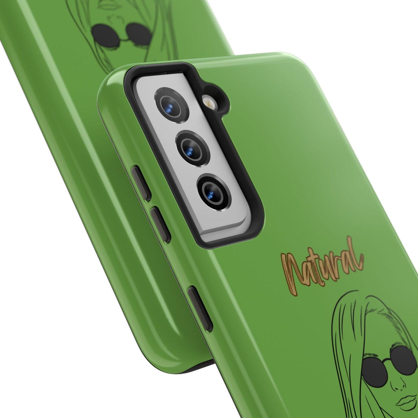 Natural Woman Shades (BL)Tough Phone Cases GREEN