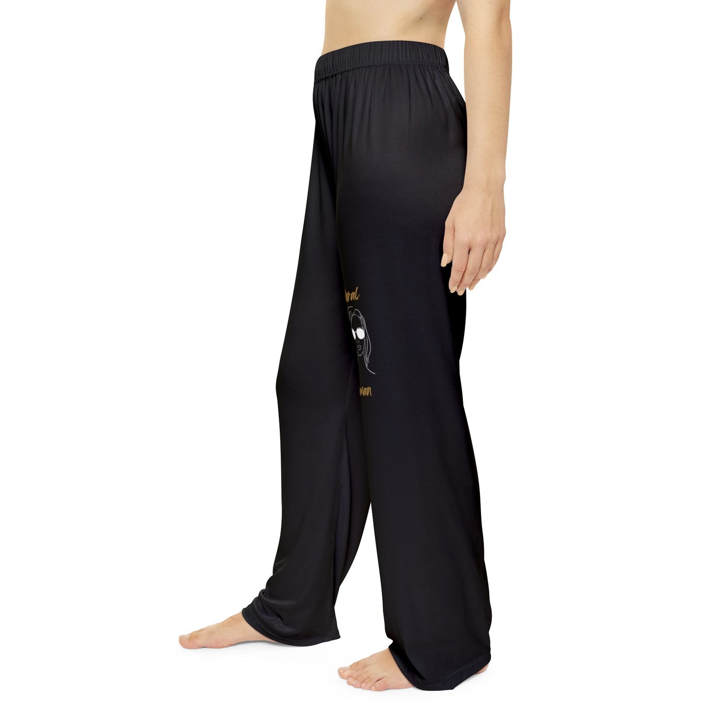 Natural Woman Shades (WL) Women's Pajama Pants BLACK