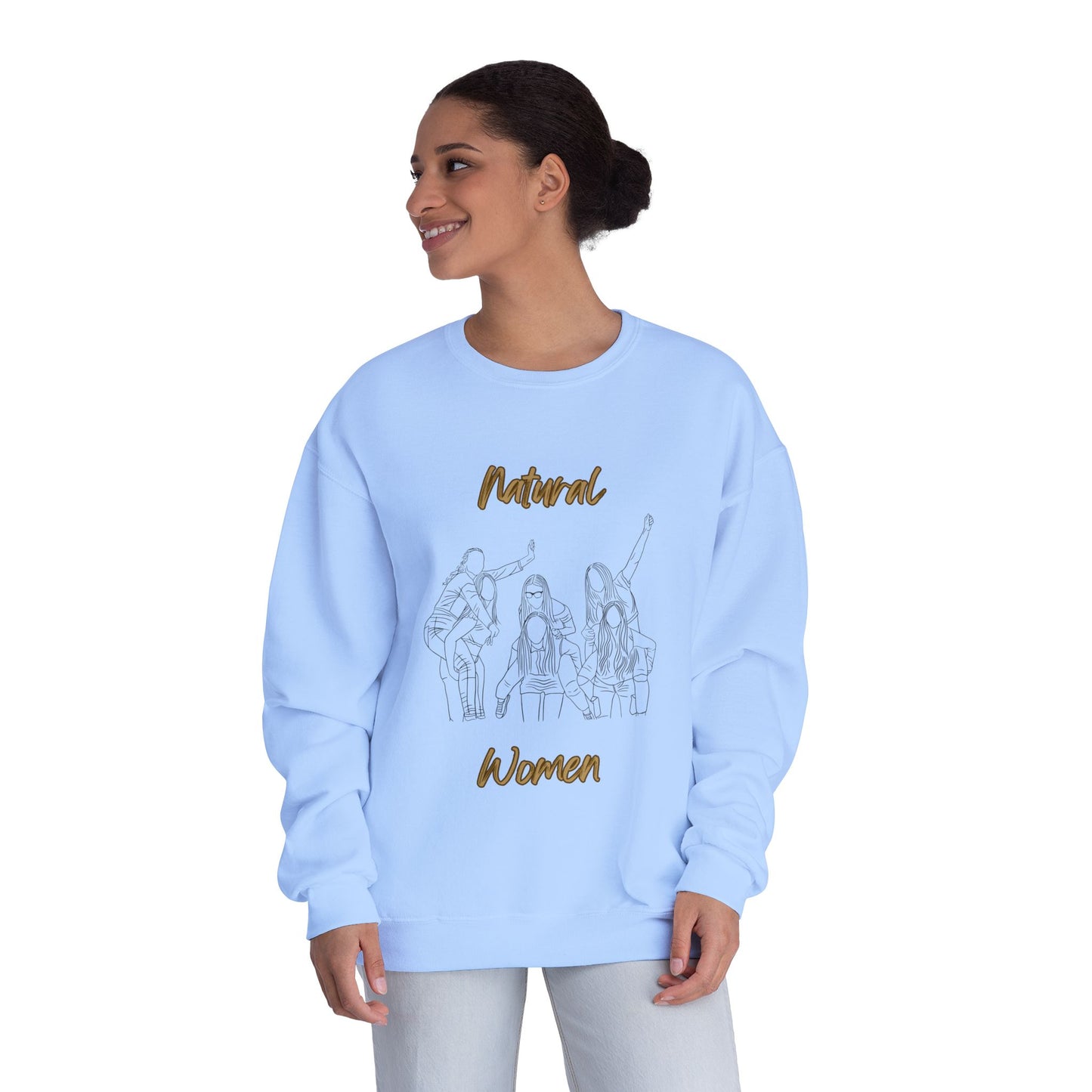 Natural Women Piggy Back (BL) Crewneck Sweatshirt
