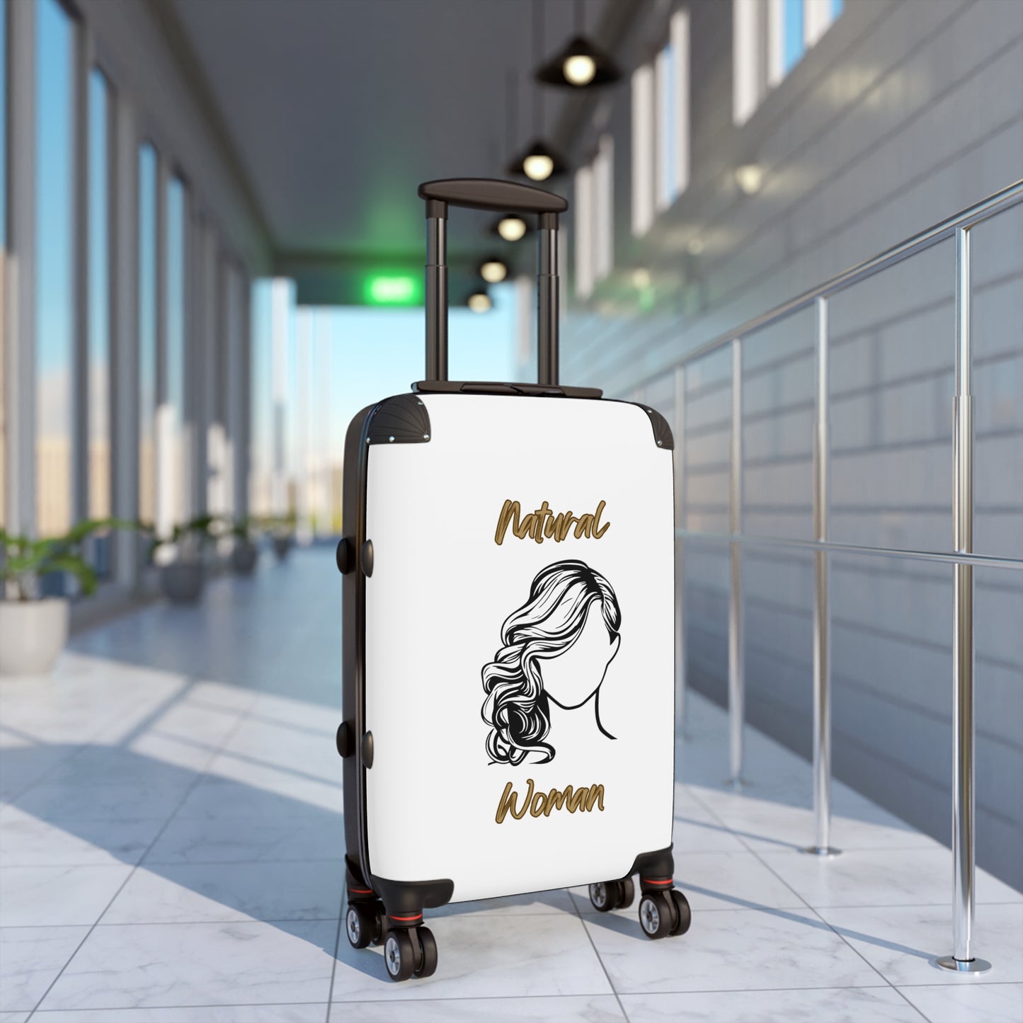 Natural Woman Long Curl (BL) Suitcase WHITE