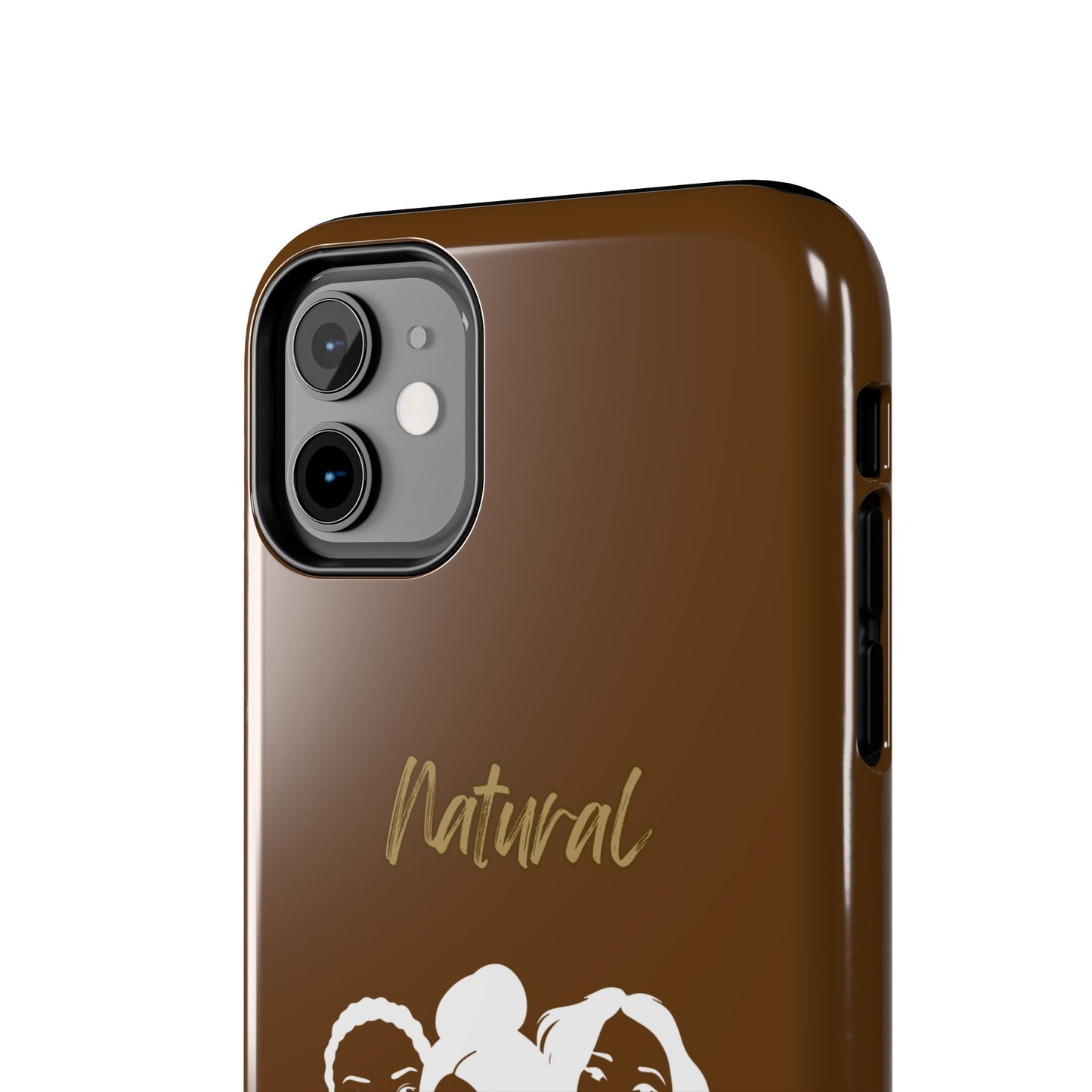 Natural Women Laughing Friends (WL)Tough Phone Cases BROWN