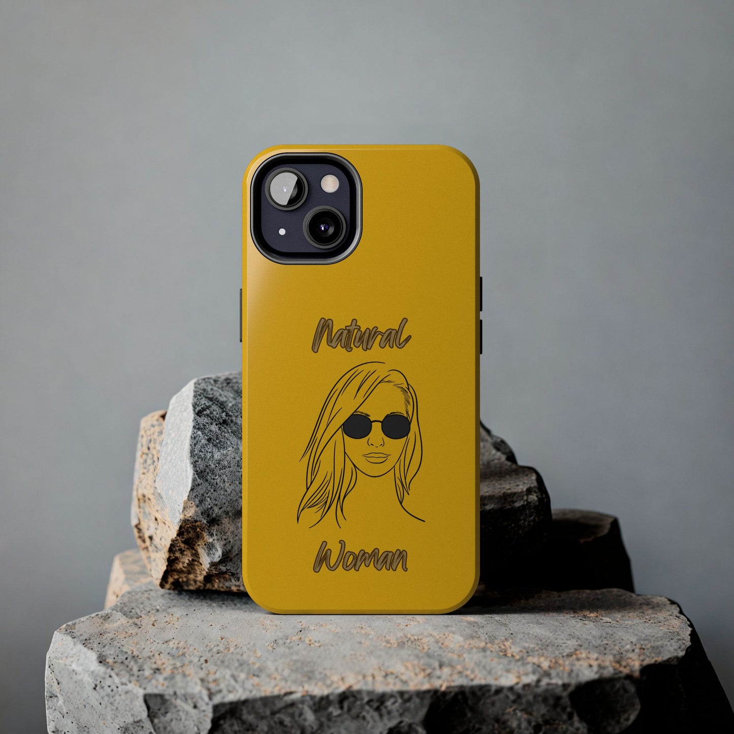 Natural Woman Shades (BL)Tough Phone Cases YELLOW