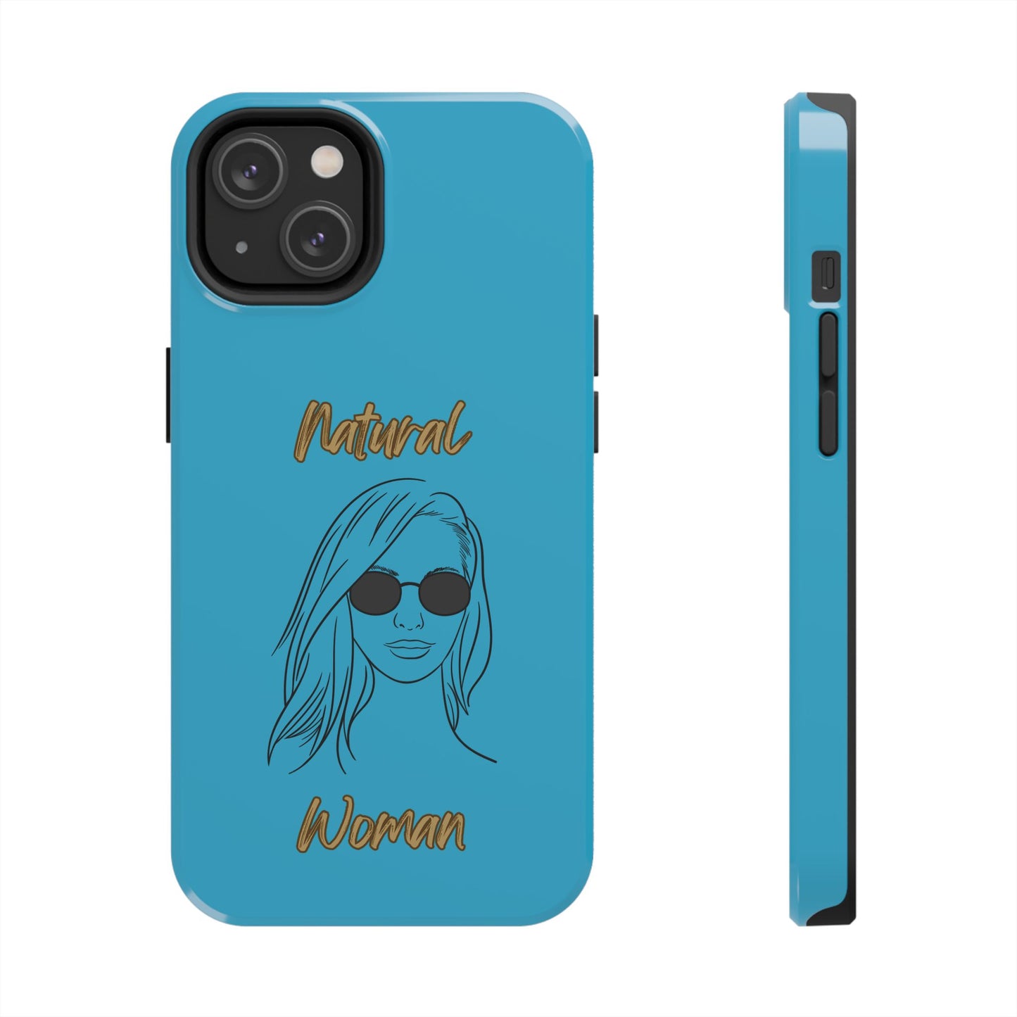 Natural Woman Shades (BL)Tough Phone Cases TURQUOISE