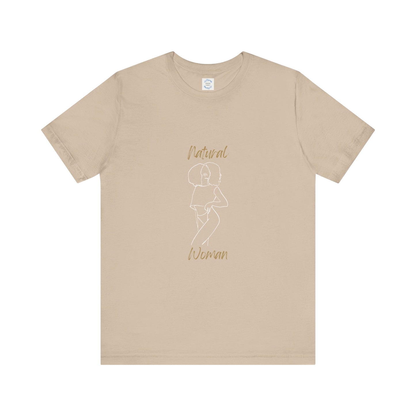 Natural Woman Pose (WL) Short Sleeve T-Shirt