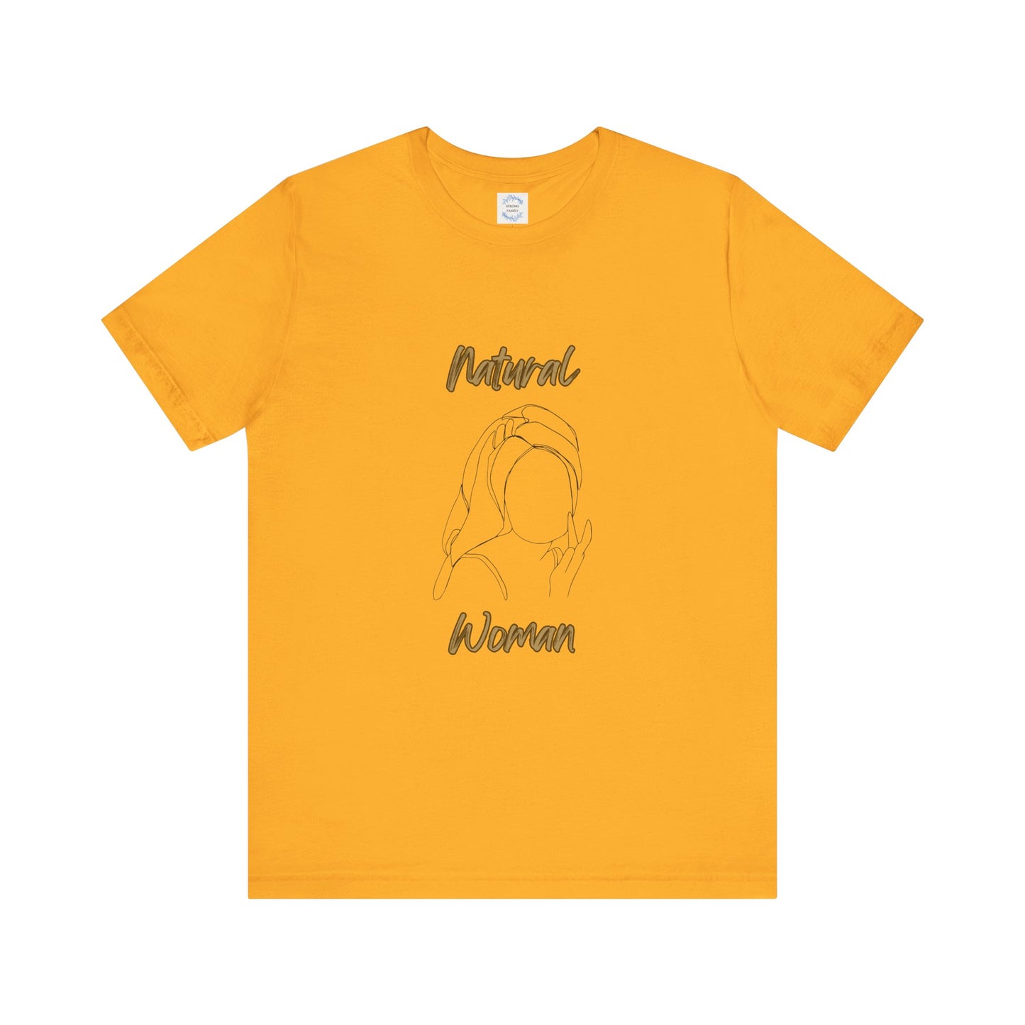 Natural Woman Towel Wrapped (BL) Short Sleeve T-Shirt