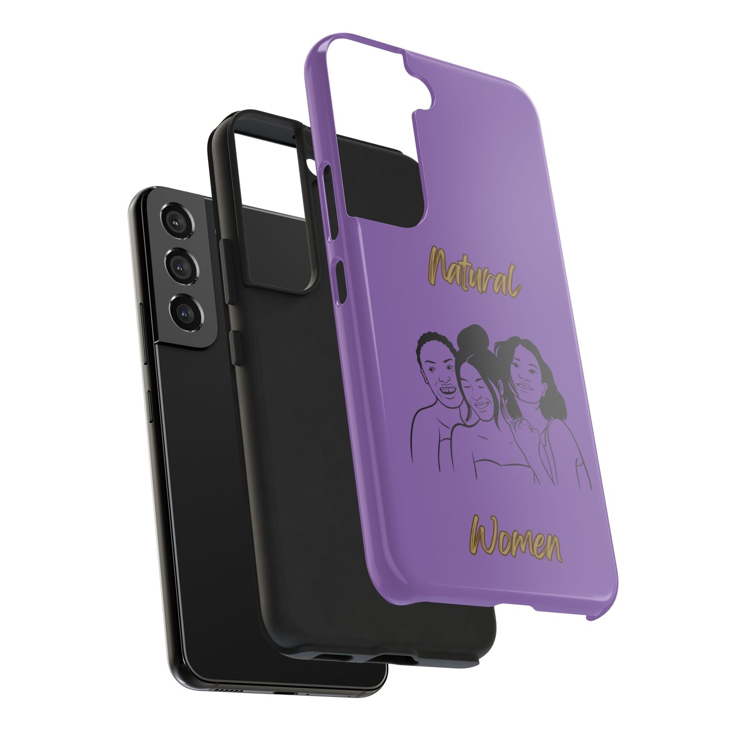 Natural Women Laughing Friends (BL)Tough Phone Cases LIGHT PURPLE