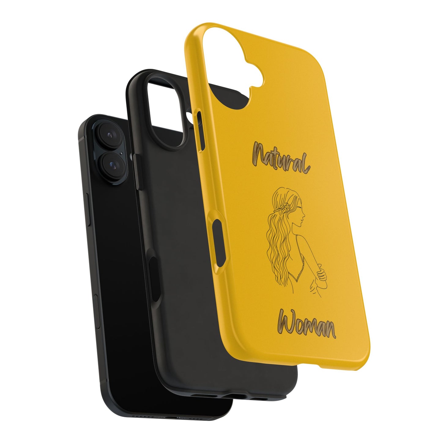 Natural Woman Young Woman (BL)Tough Phone Cases YELLOW
