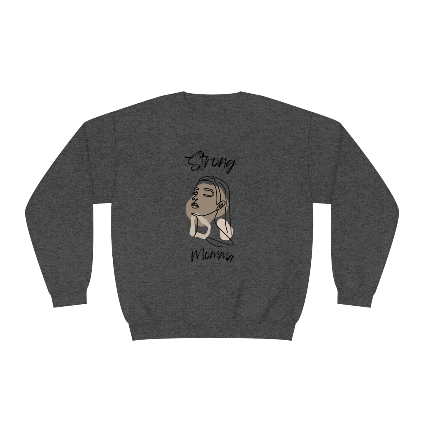 Strong Momma Crewneck Sweatshirt (BL)