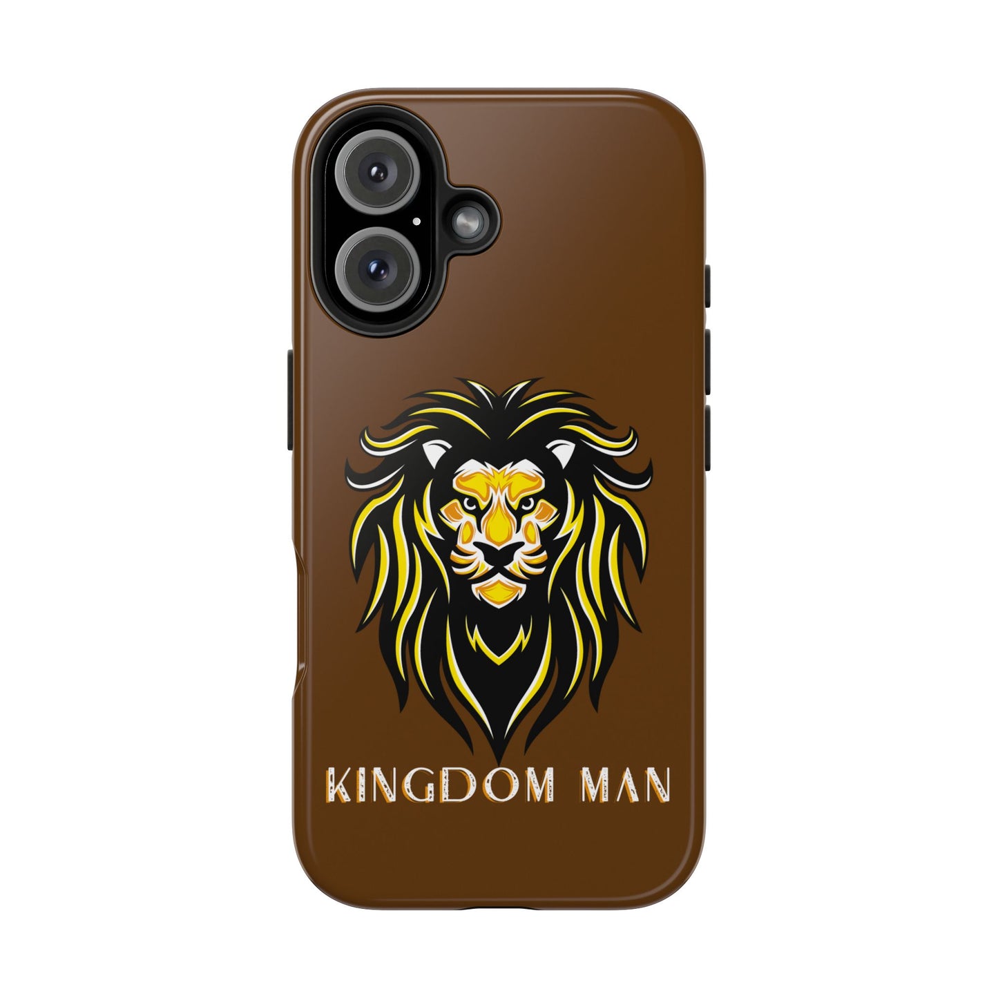 Kingdom Man (White-Gold Label) Tough Phone Case BROWN