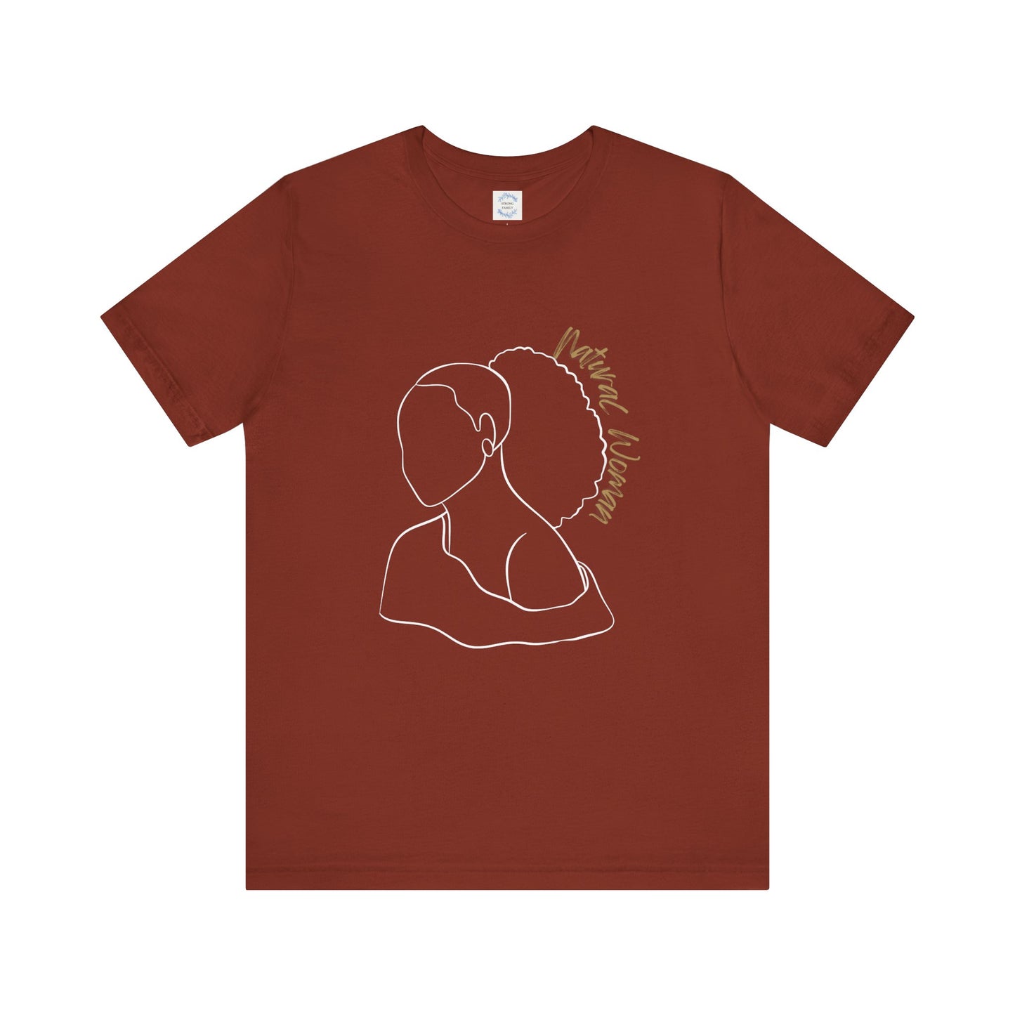 Natural Woman Behind Head Puff (WL) Short Sleeve T-Shirt