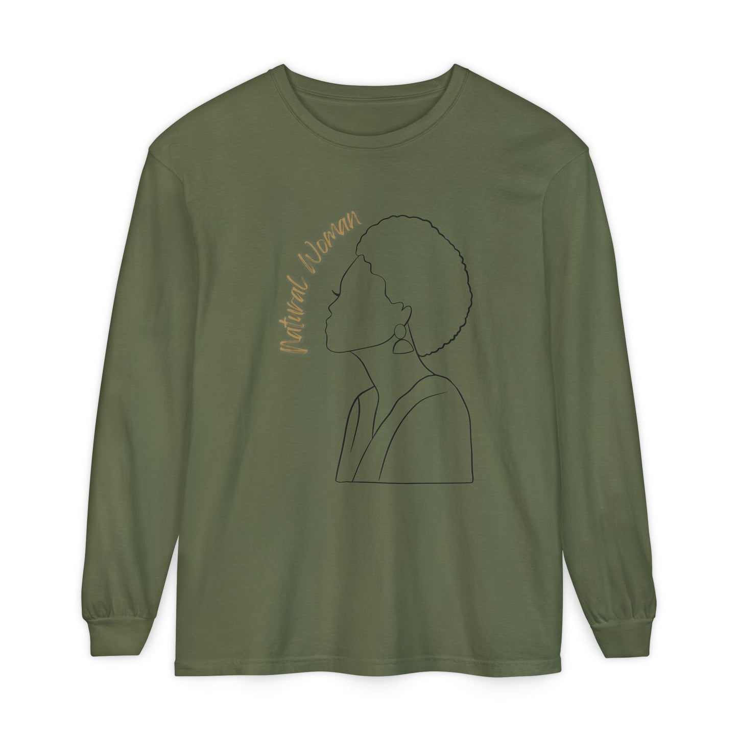 Natural Woman Sm Fro (BL) Long Sleeve T-Shirt