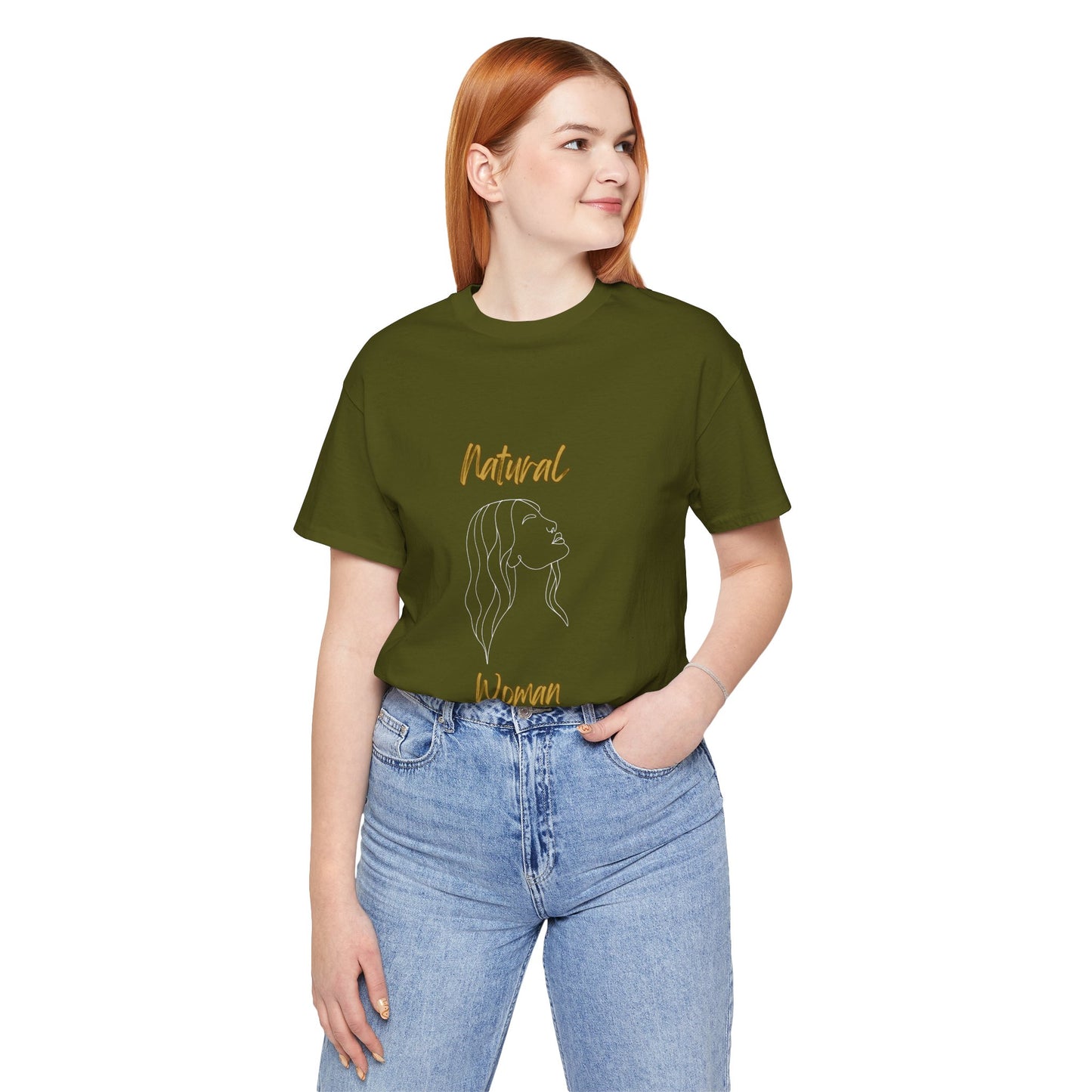 Natural Woman Breeze on Face (WL) Short Sleeve T-Shirt