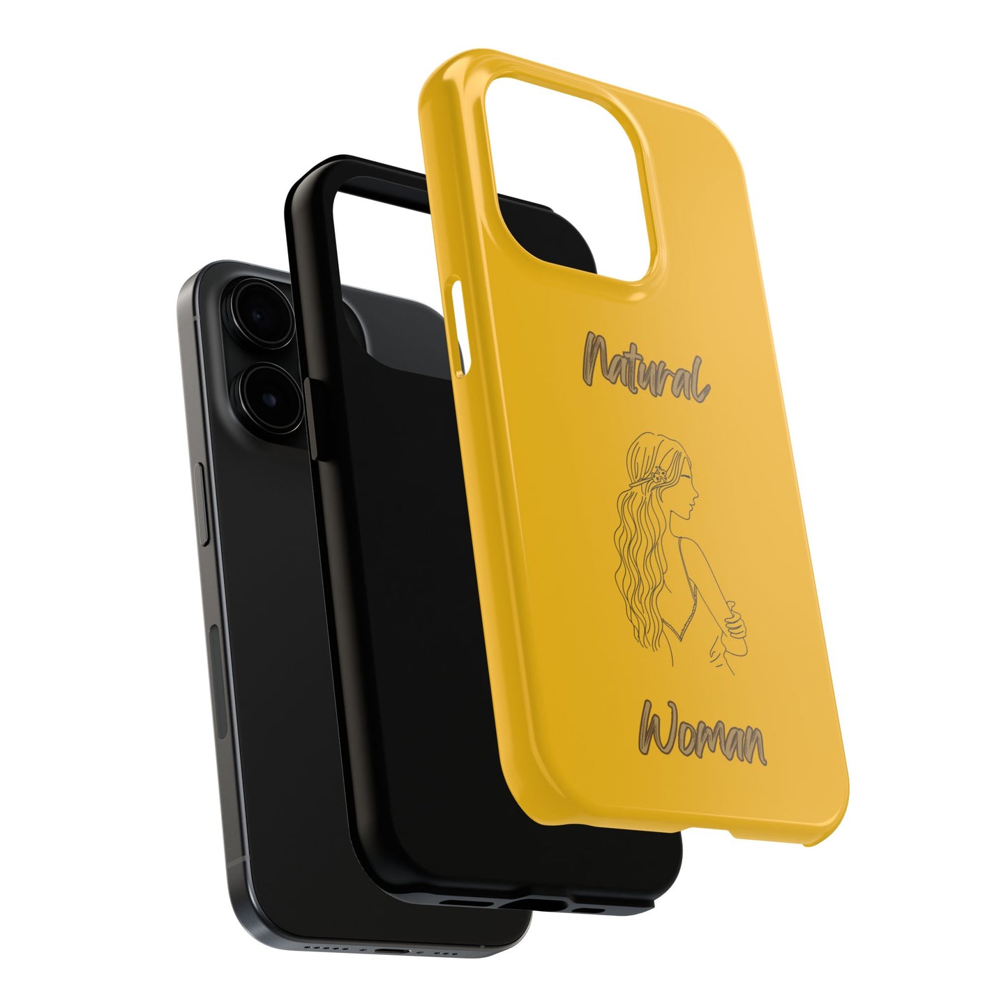 Natural Woman Young Woman (BL)Tough Phone Cases YELLOW