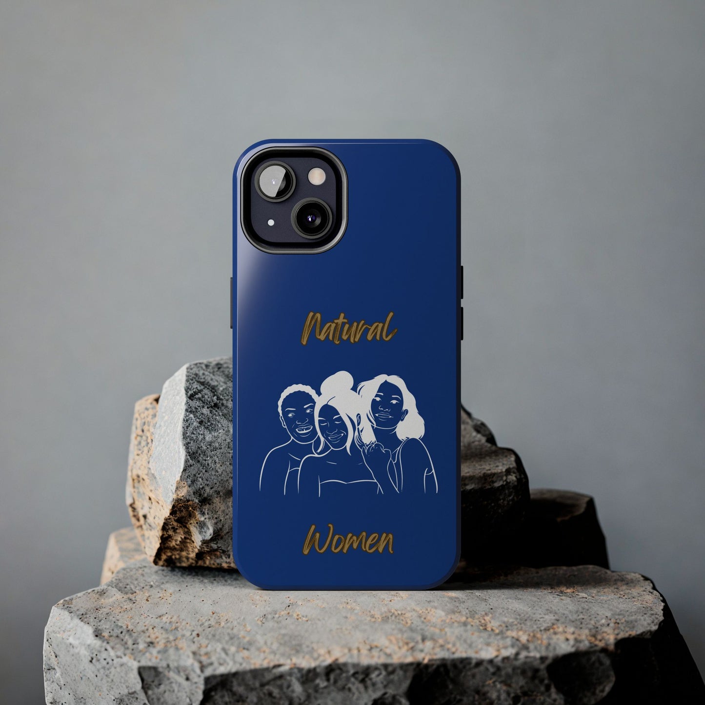 Natural Women Laughing Friends (WL)Tough Phone Cases DARK BLUE