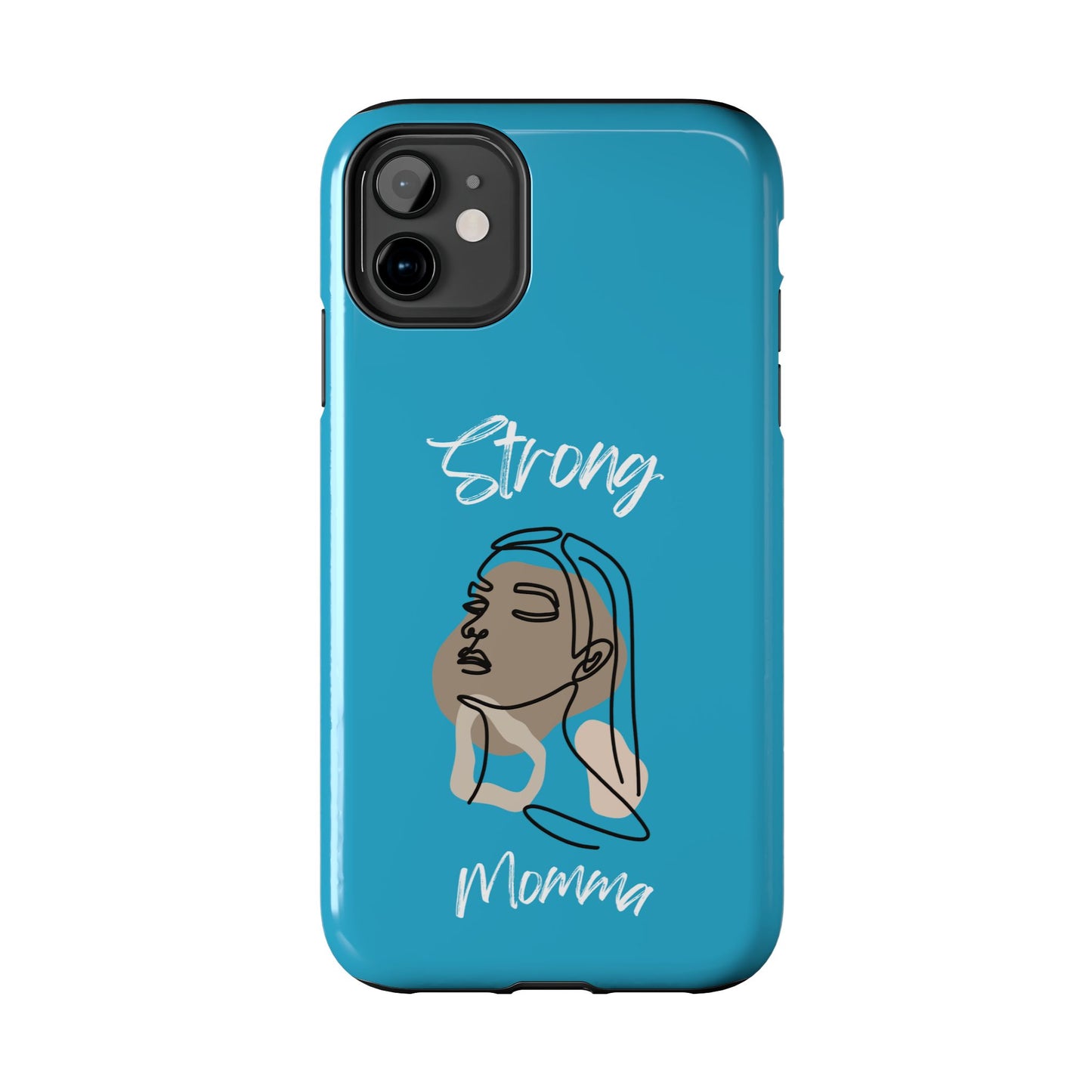 Strong Momma (WL) Tough Phone Cases TURQUOISE