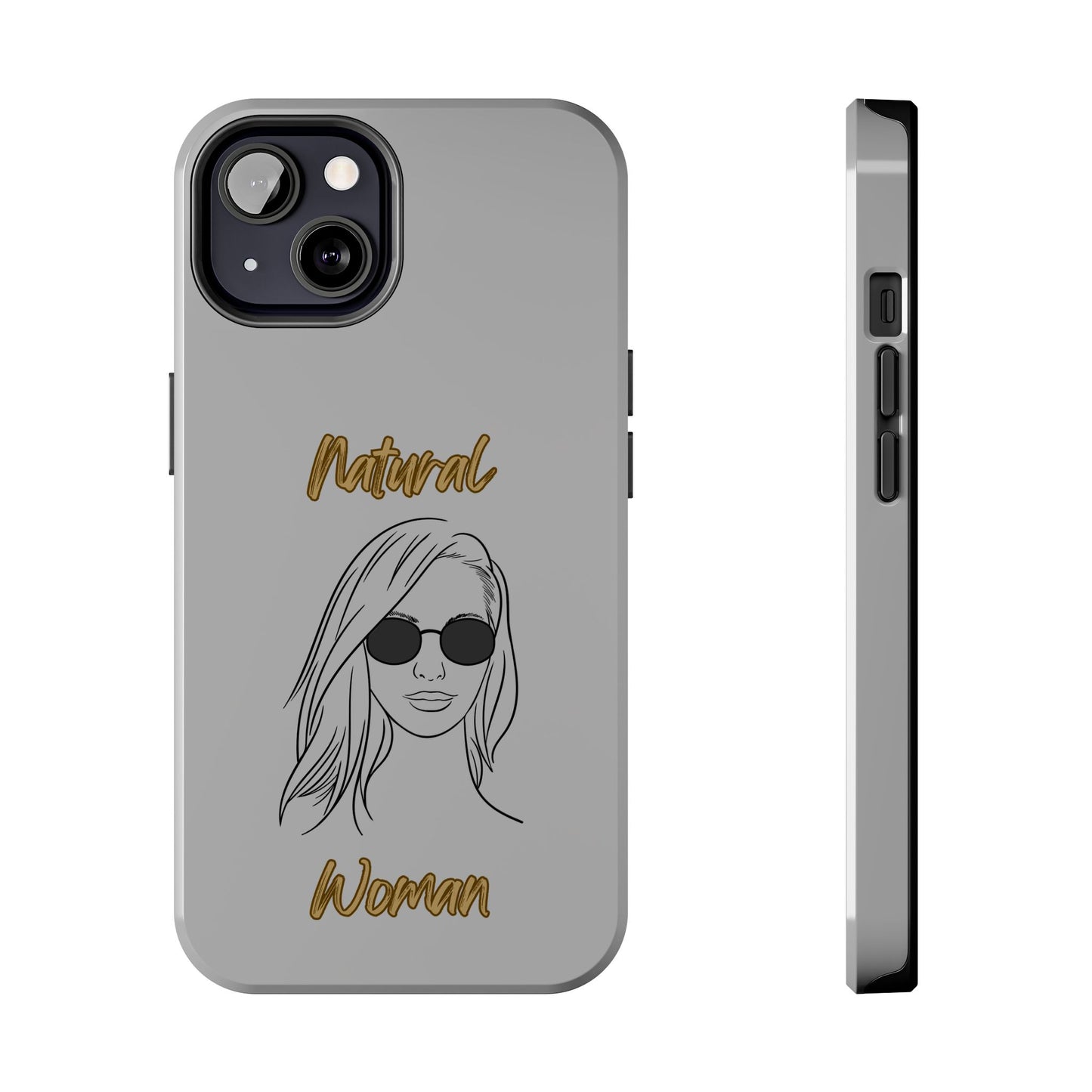 Natural Woman Shades (BL)Tough Phone Cases LIGHT GREY