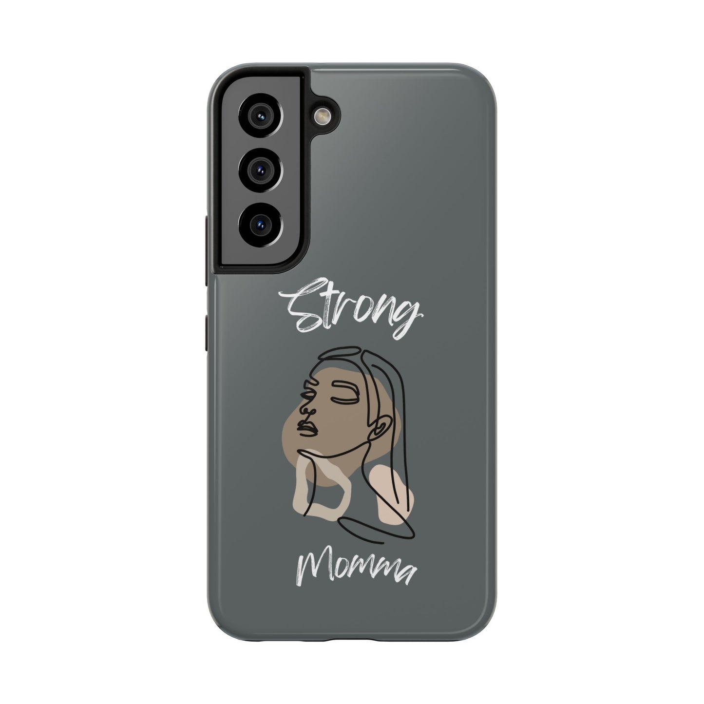 Strong Momma (WL) Tough Phone Cases DARK GREY