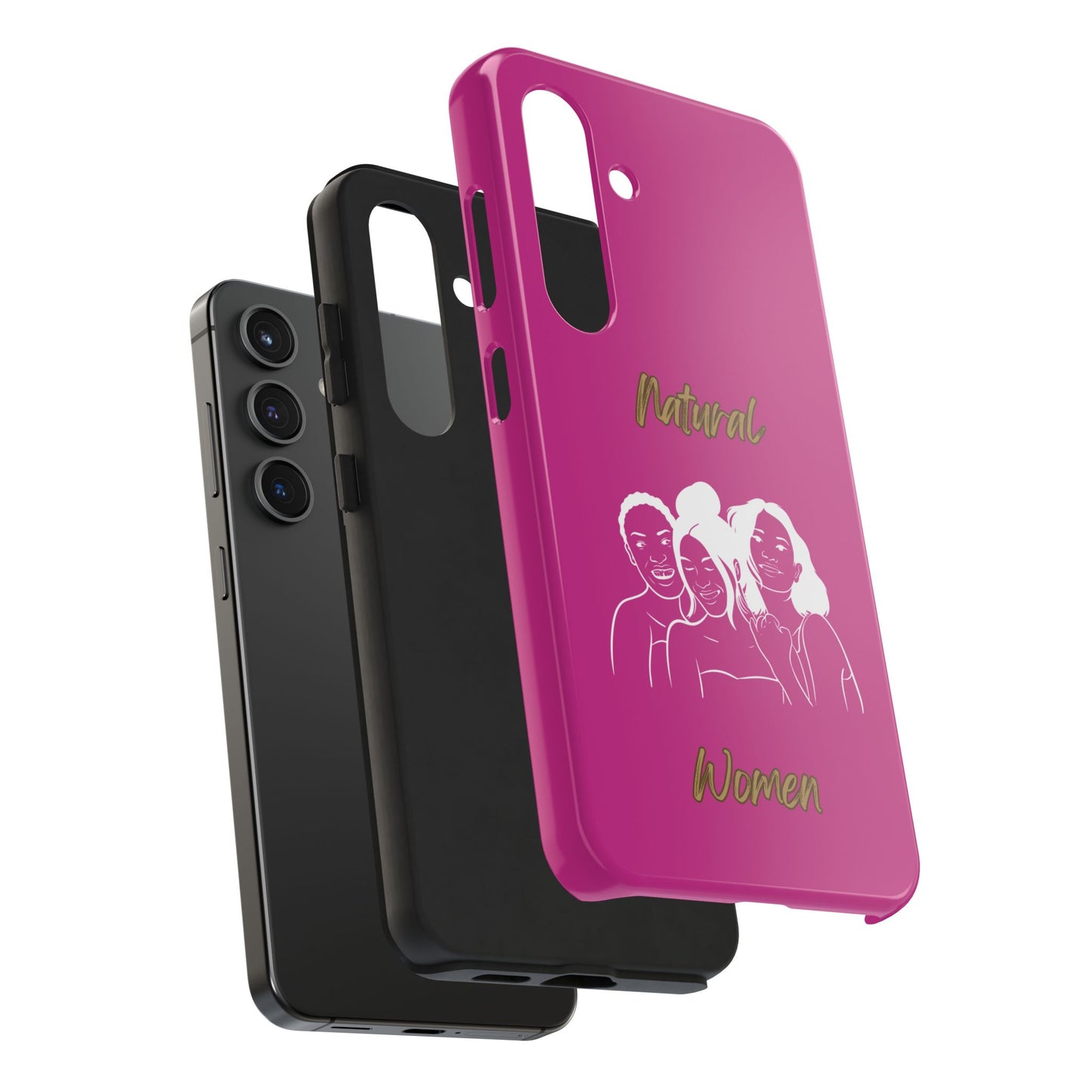Natural Women Laughing Friends (WL)Tough Phone Cases PINK