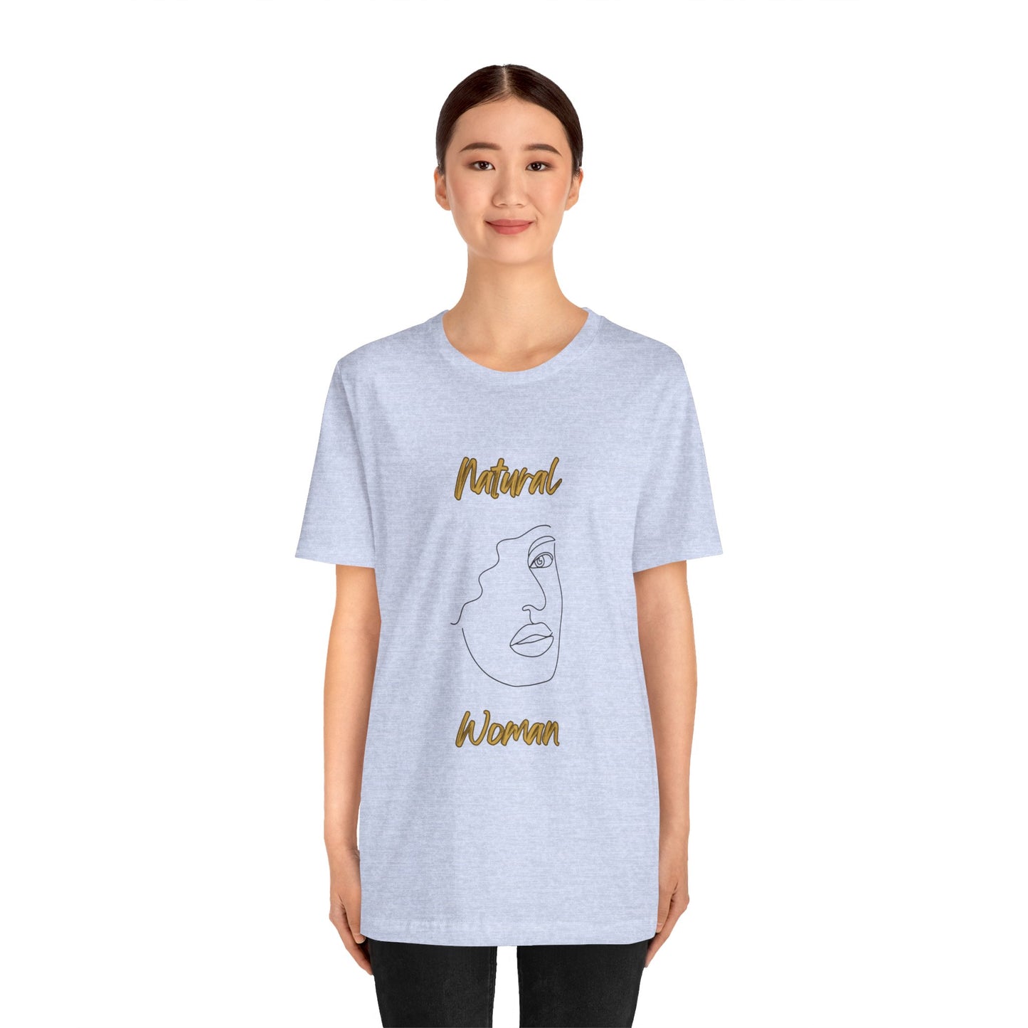 Natural Woman Peekaboo (BL) Short Sleeve T-Shirt